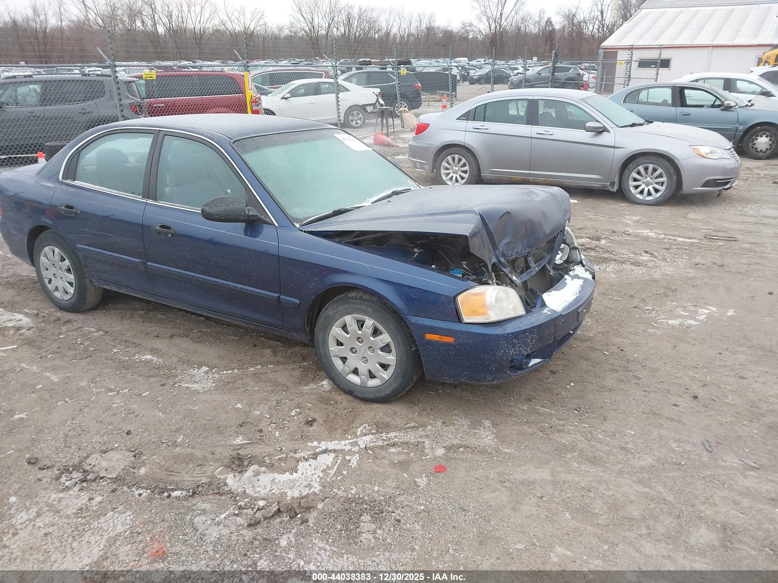 2004 Kia Optima Ex/lx Синий vin: KNAGD126945281330