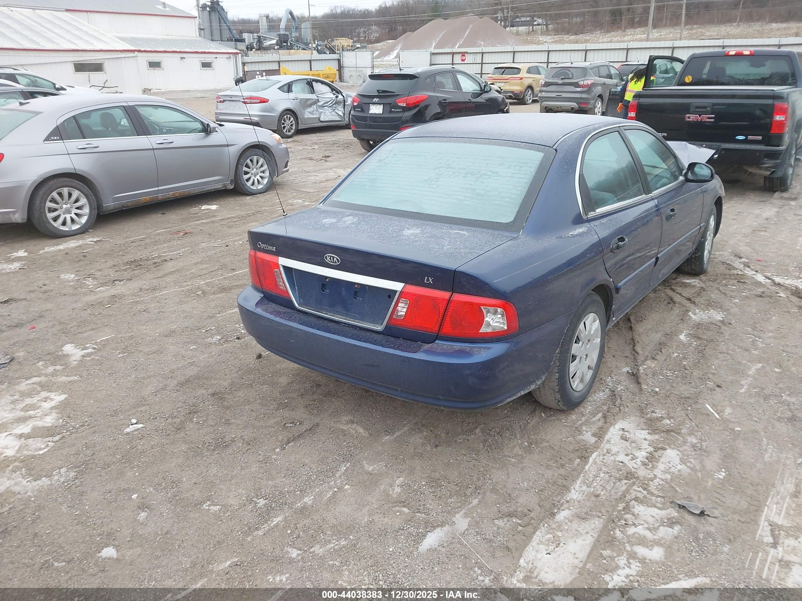 2004 Kia Optima Ex/lx Синий vin: KNAGD126945281330
