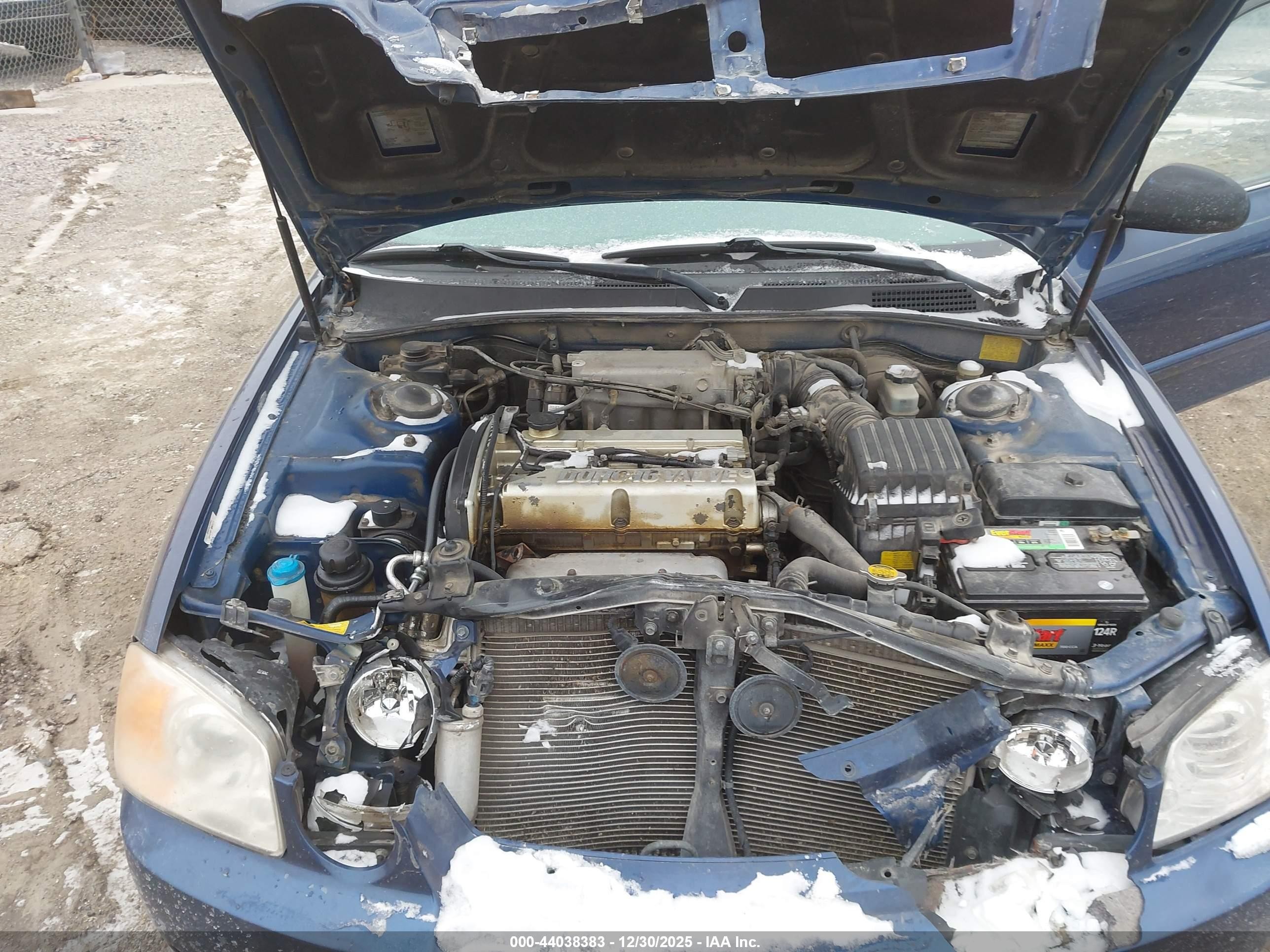 2004 Kia Optima Ex/lx Синий vin: KNAGD126945281330