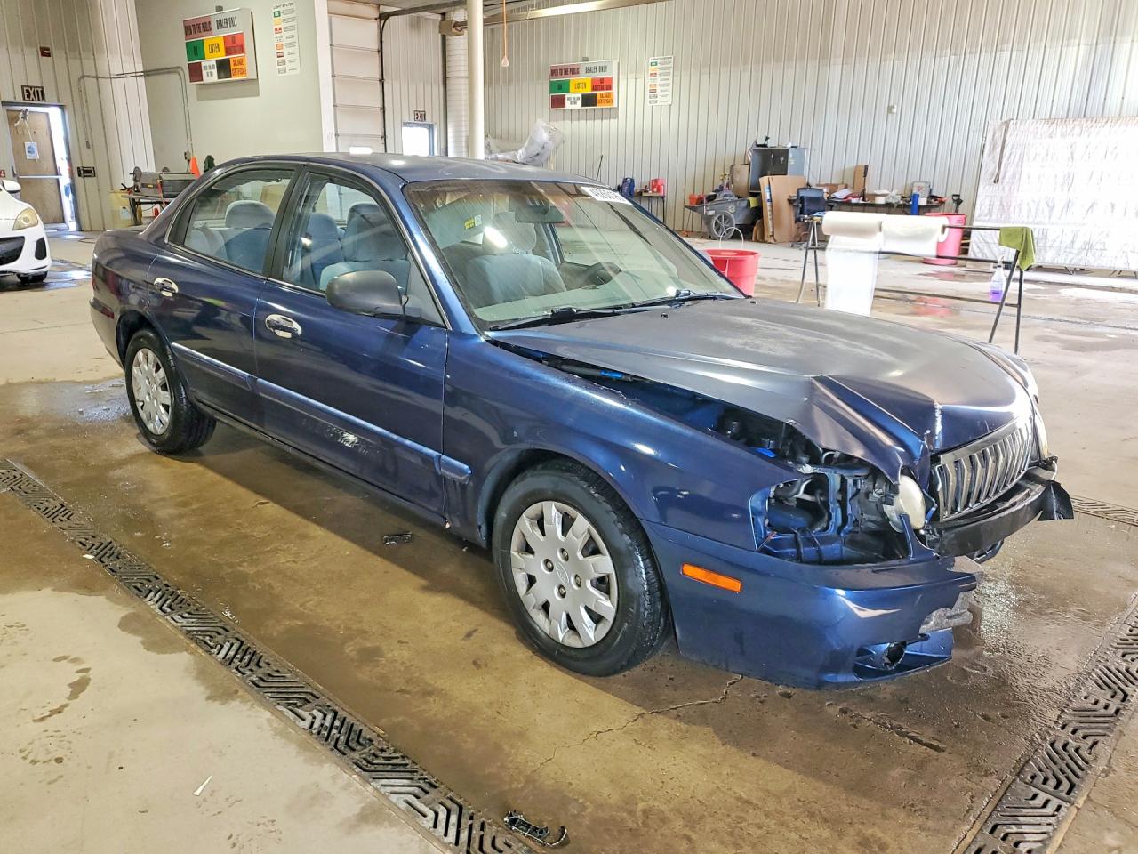 2003 Kia Optima Lx Blue vin: KNAGD126X35214492