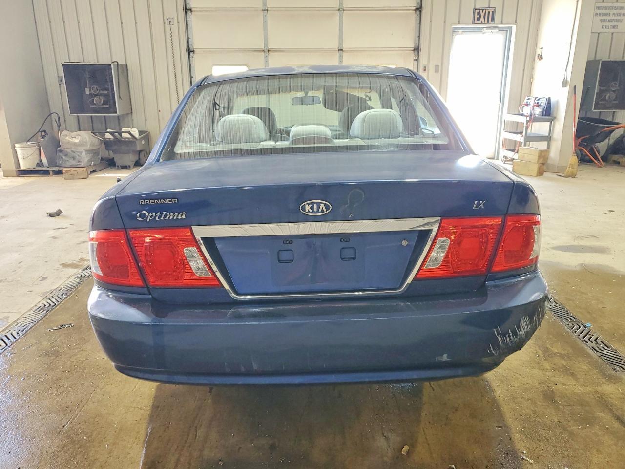 2003 Kia Optima Lx Blue vin: KNAGD126X35214492