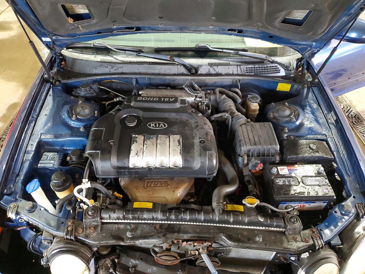 2003 Kia Optima Lx Blue vin: KNAGD126X35214492