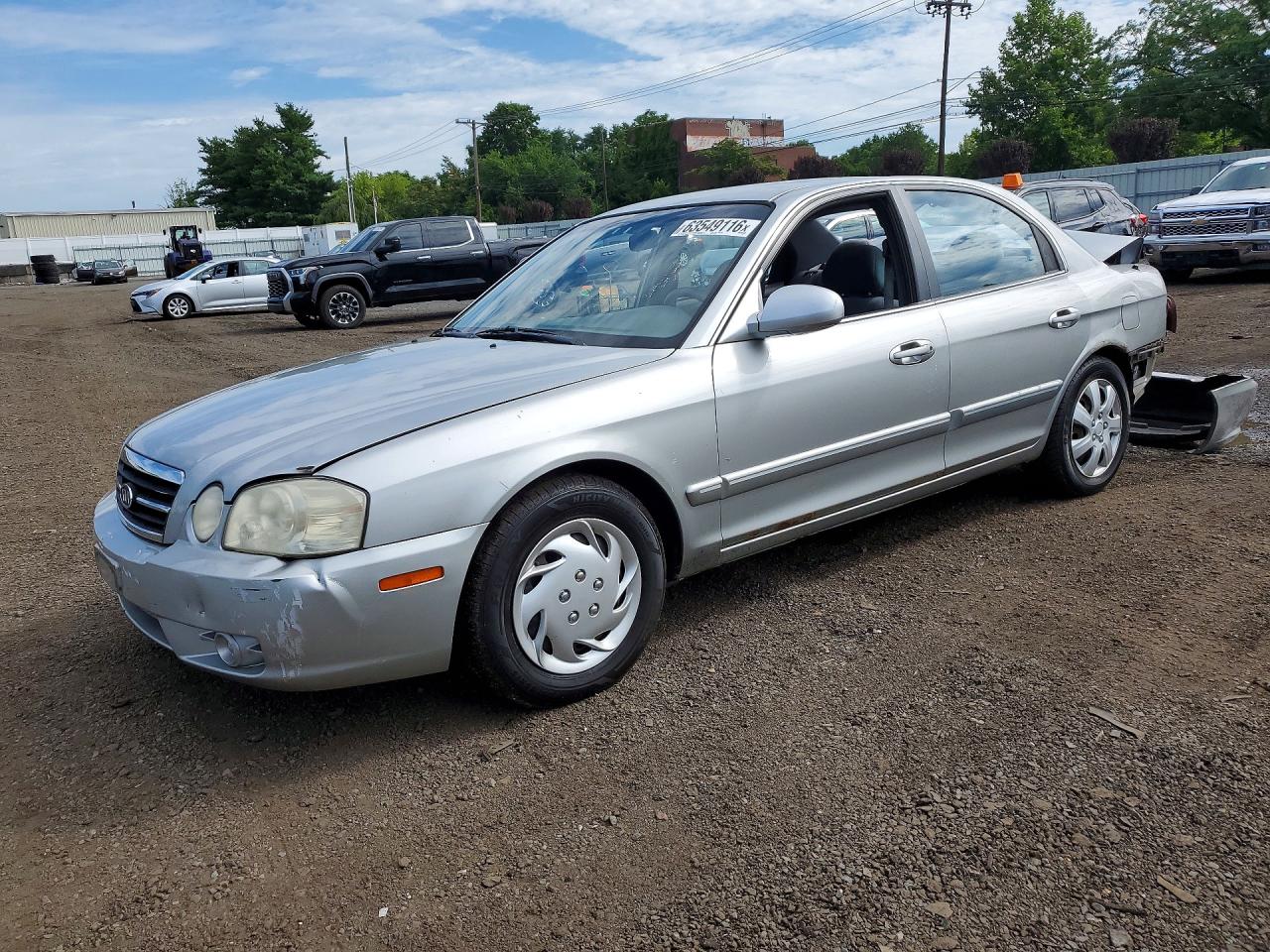 2004 Kia Optima Lx Silver vin: KNAGD126X45271759