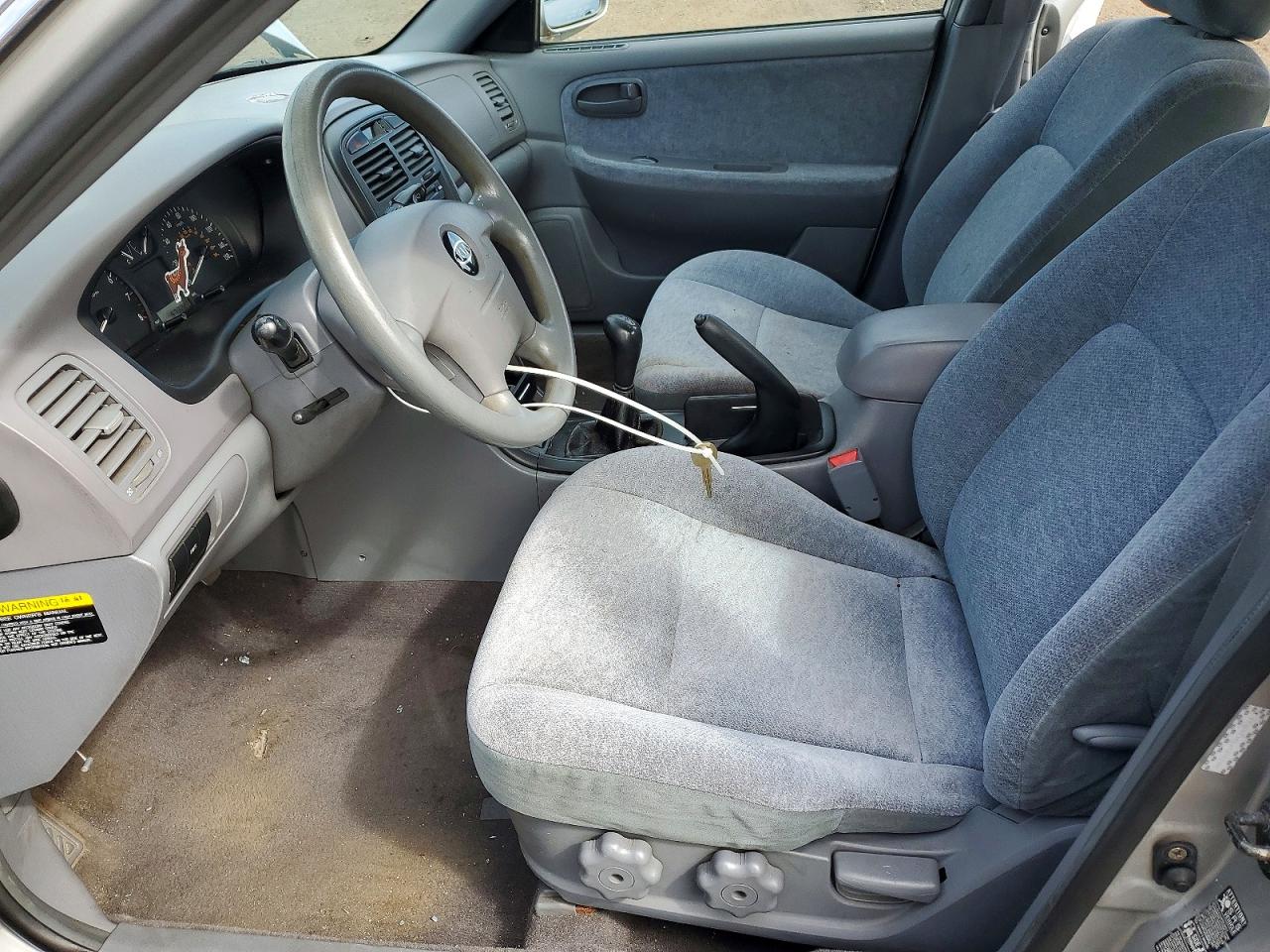 2004 Kia Optima Lx Silver vin: KNAGD126X45271759