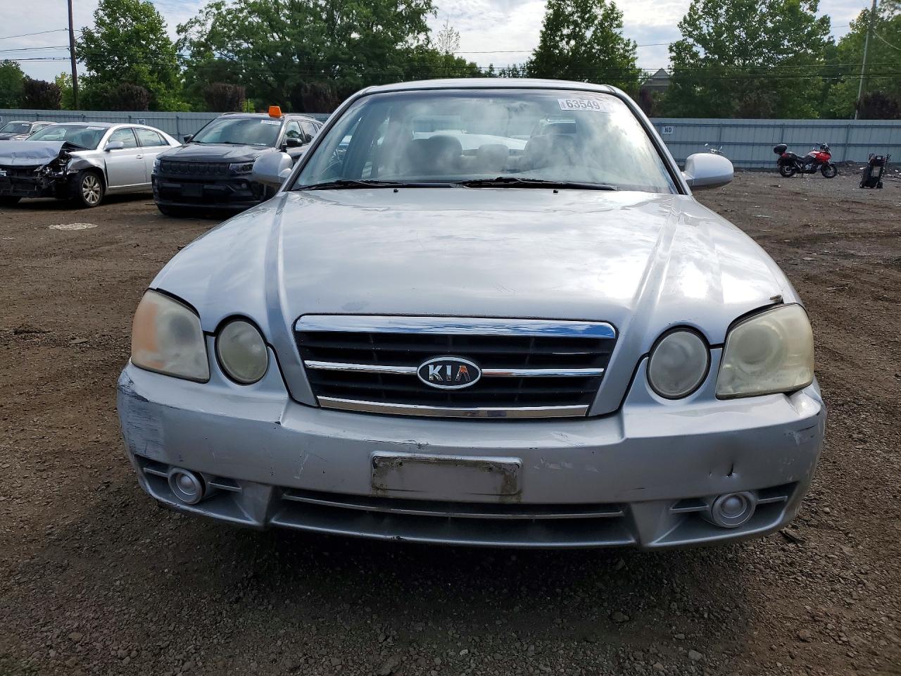 2004 Kia Optima Lx Silver vin: KNAGD126X45271759