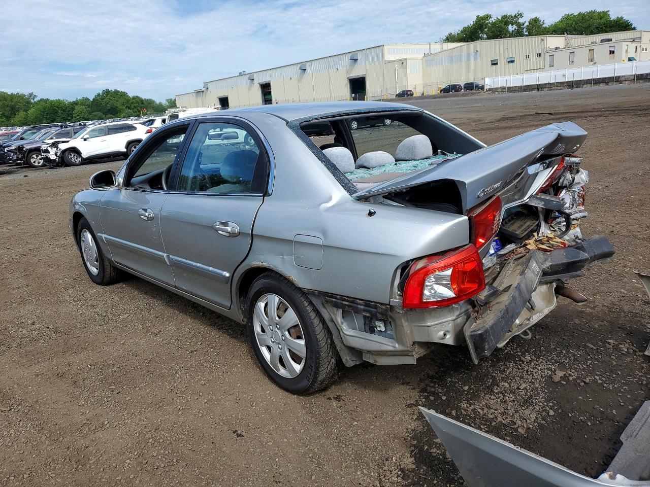 2004 Kia Optima Lx Silver vin: KNAGD126X45271759