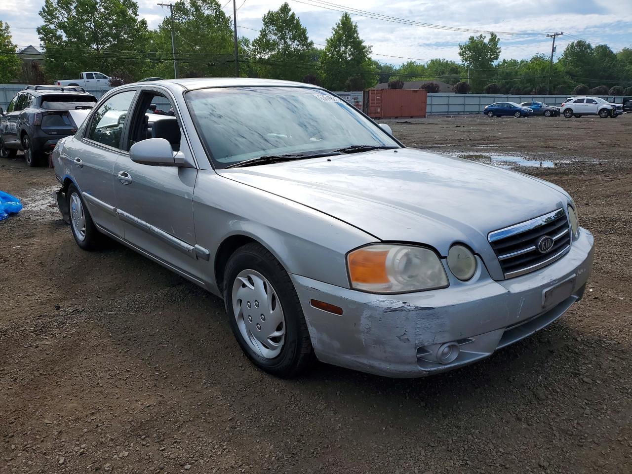 2004 Kia Optima Lx Silver vin: KNAGD126X45271759