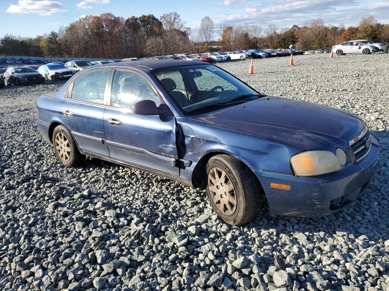 2004 Kia Optima Lx Blue vin: KNAGD126X45315565