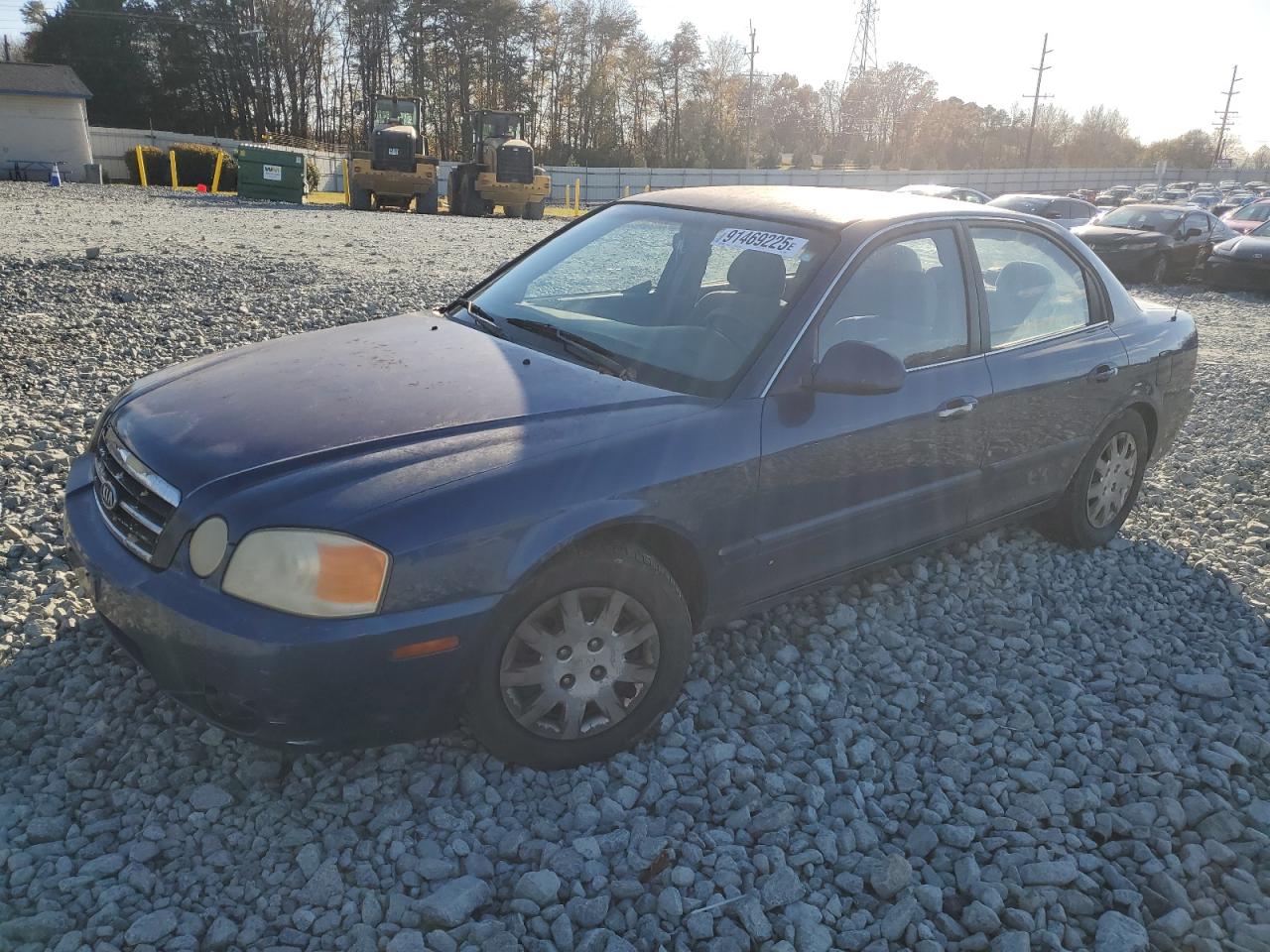 2004 Kia Optima Lx Blue vin: KNAGD126X45315565
