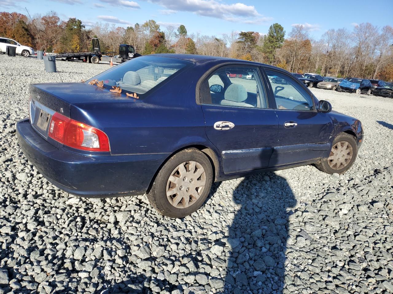 2004 Kia Optima Lx Blue vin: KNAGD126X45315565