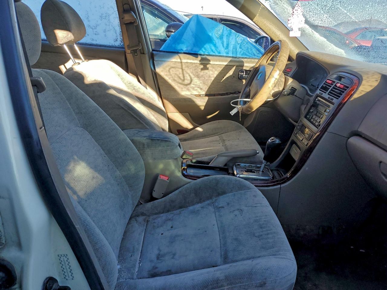 2004 Kia Optima Lx White vin: KNAGD126X45369934