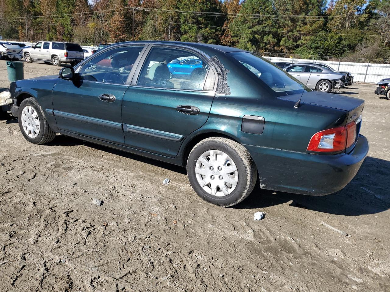 2005 Kia Optima Lx Green vin: KNAGD126X55383320