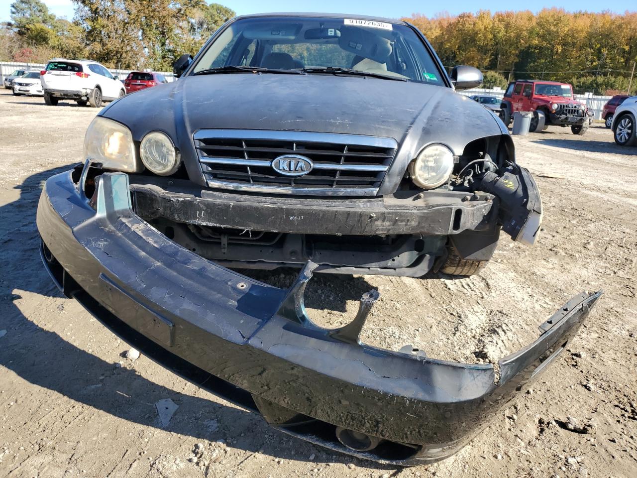 2005 Kia Optima Lx Green vin: KNAGD126X55383320