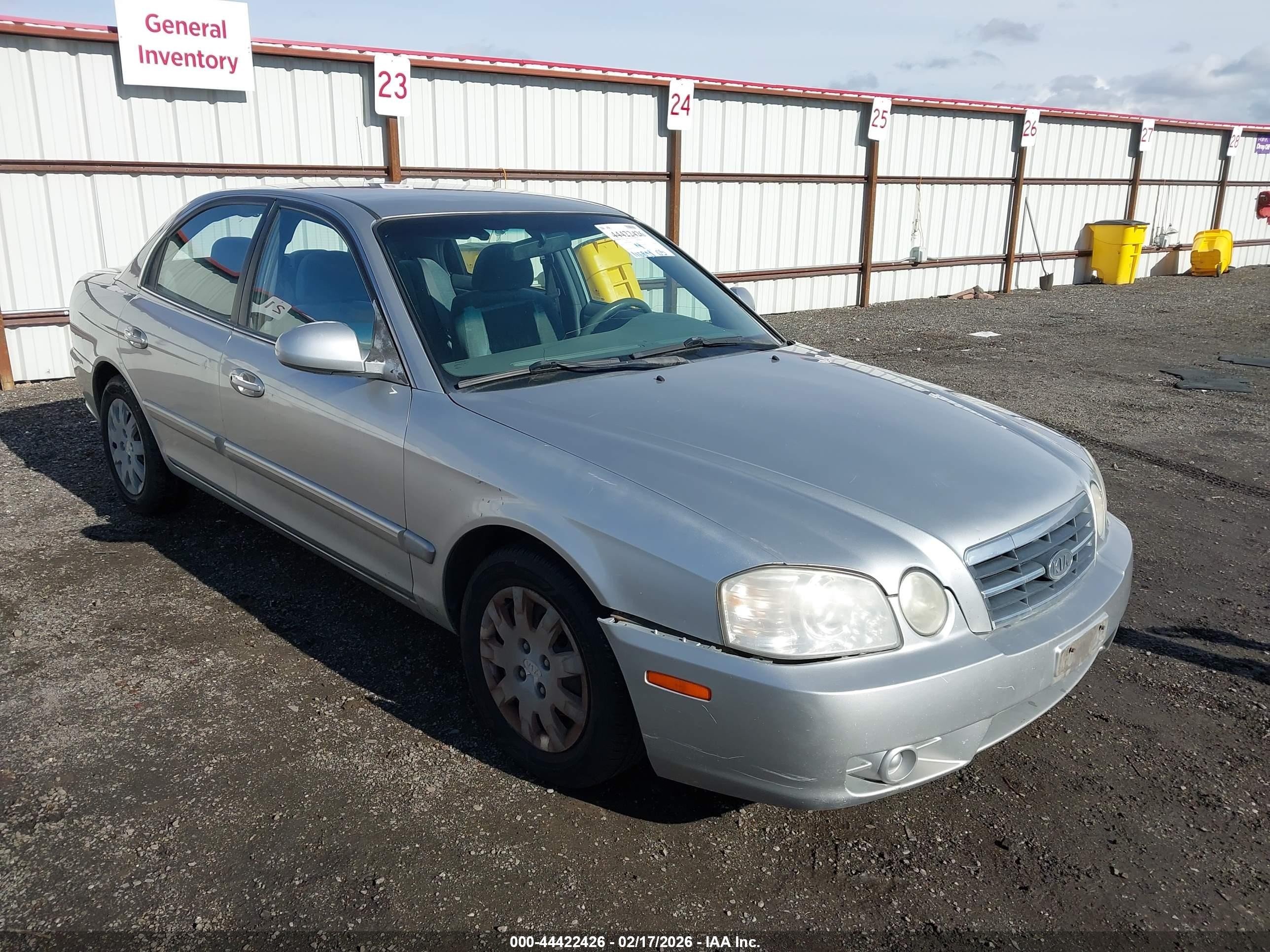 2005 Kia Optima Ex/lx Silver vin: KNAGD126X55413870