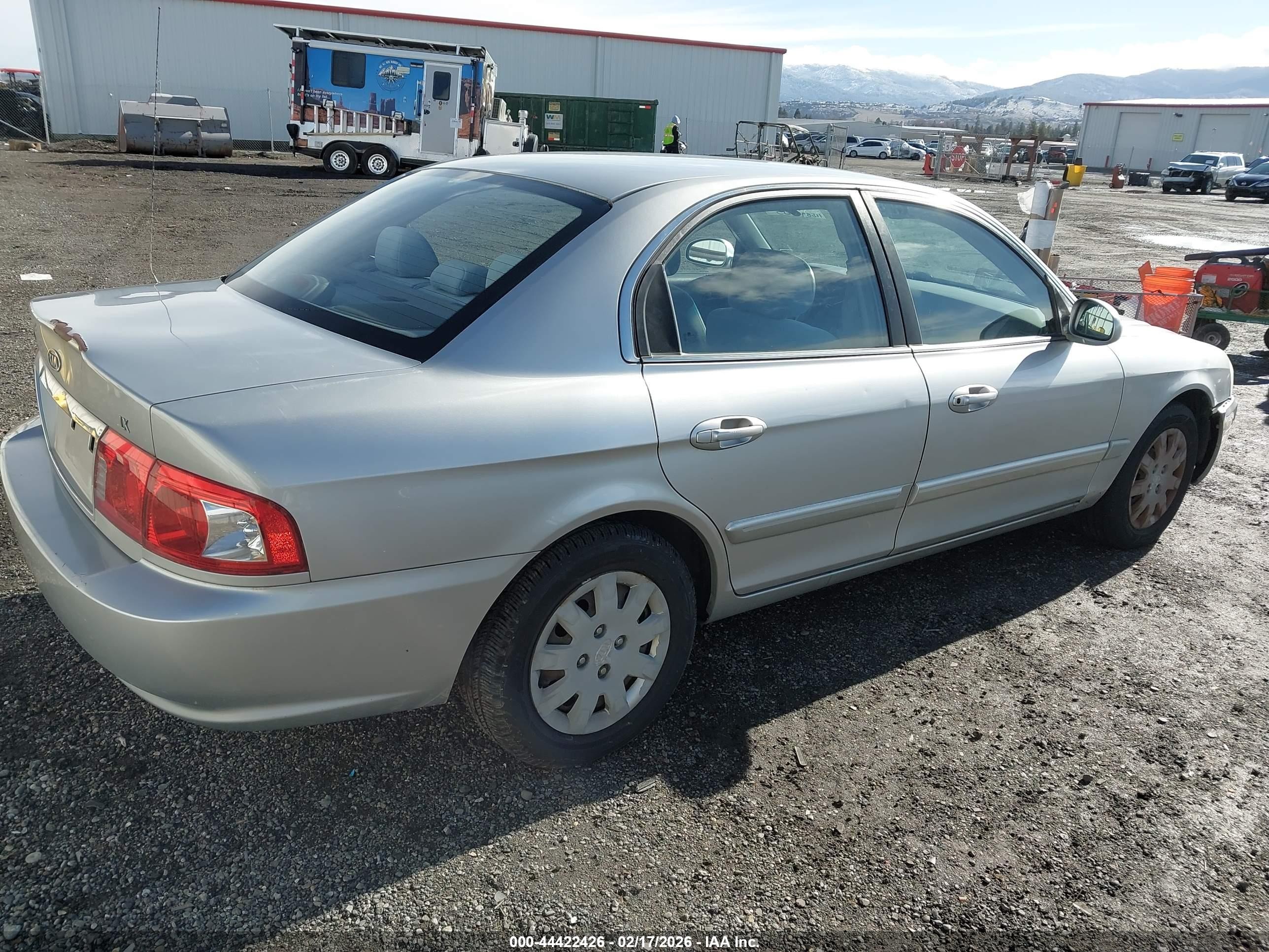 2005 Kia Optima Ex/lx Silver vin: KNAGD126X55413870