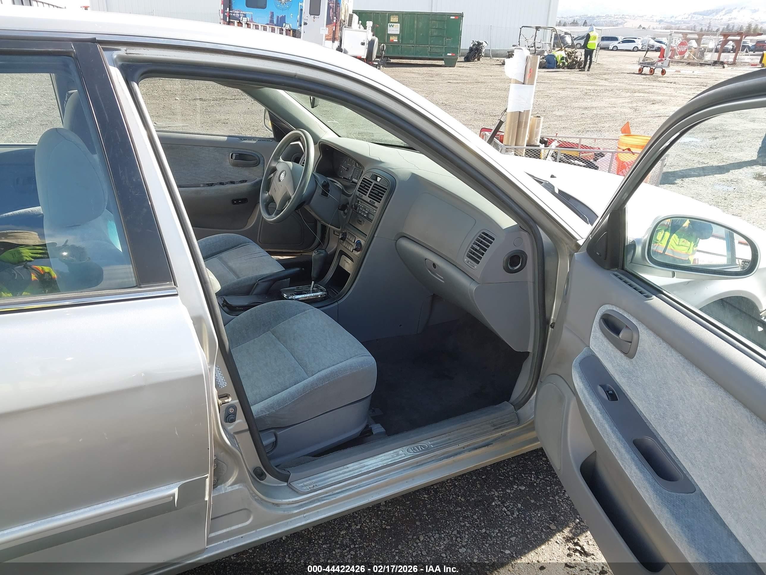 2005 Kia Optima Ex/lx Silver vin: KNAGD126X55413870
