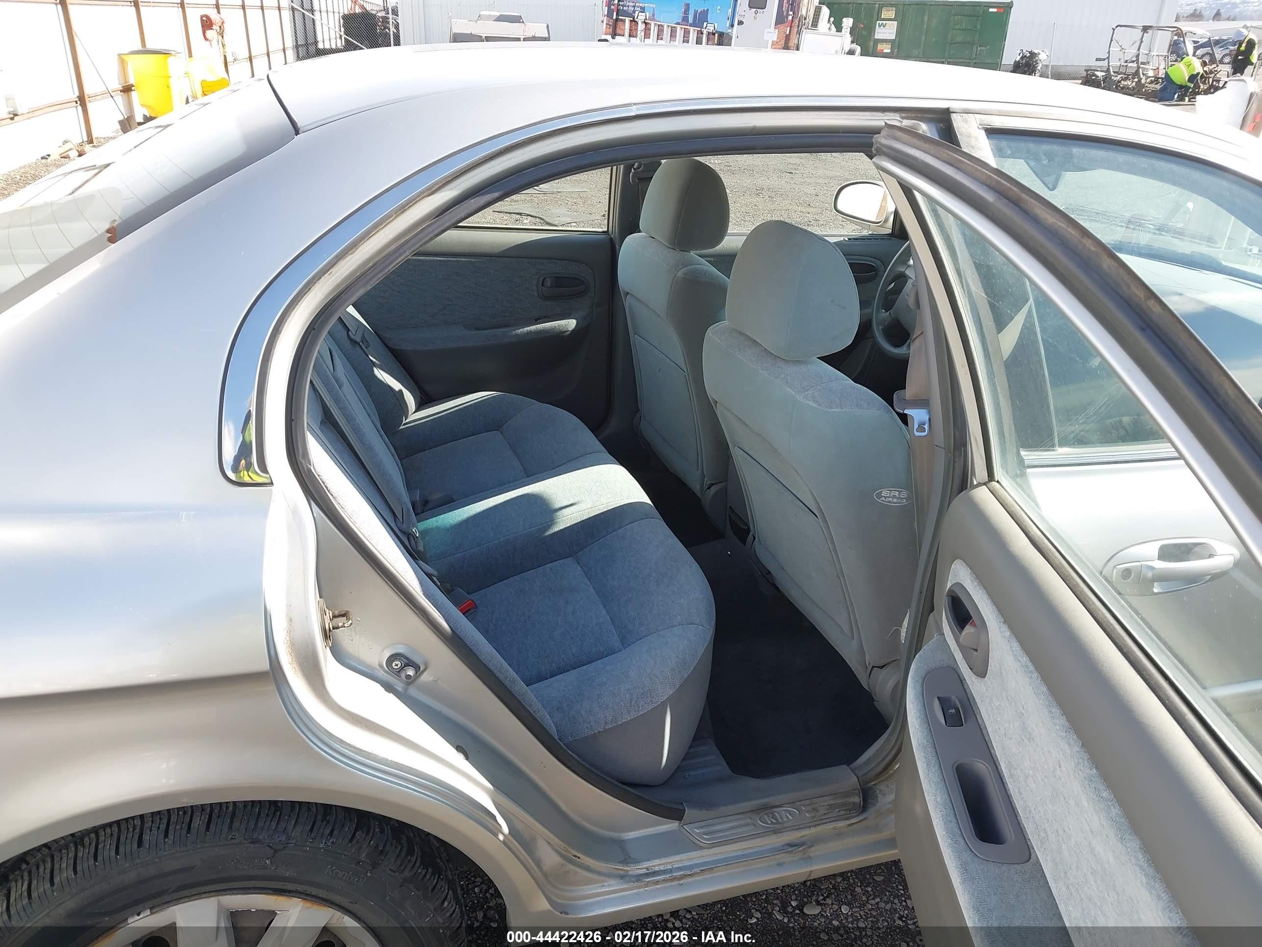 2005 Kia Optima Ex/lx Silver vin: KNAGD126X55413870