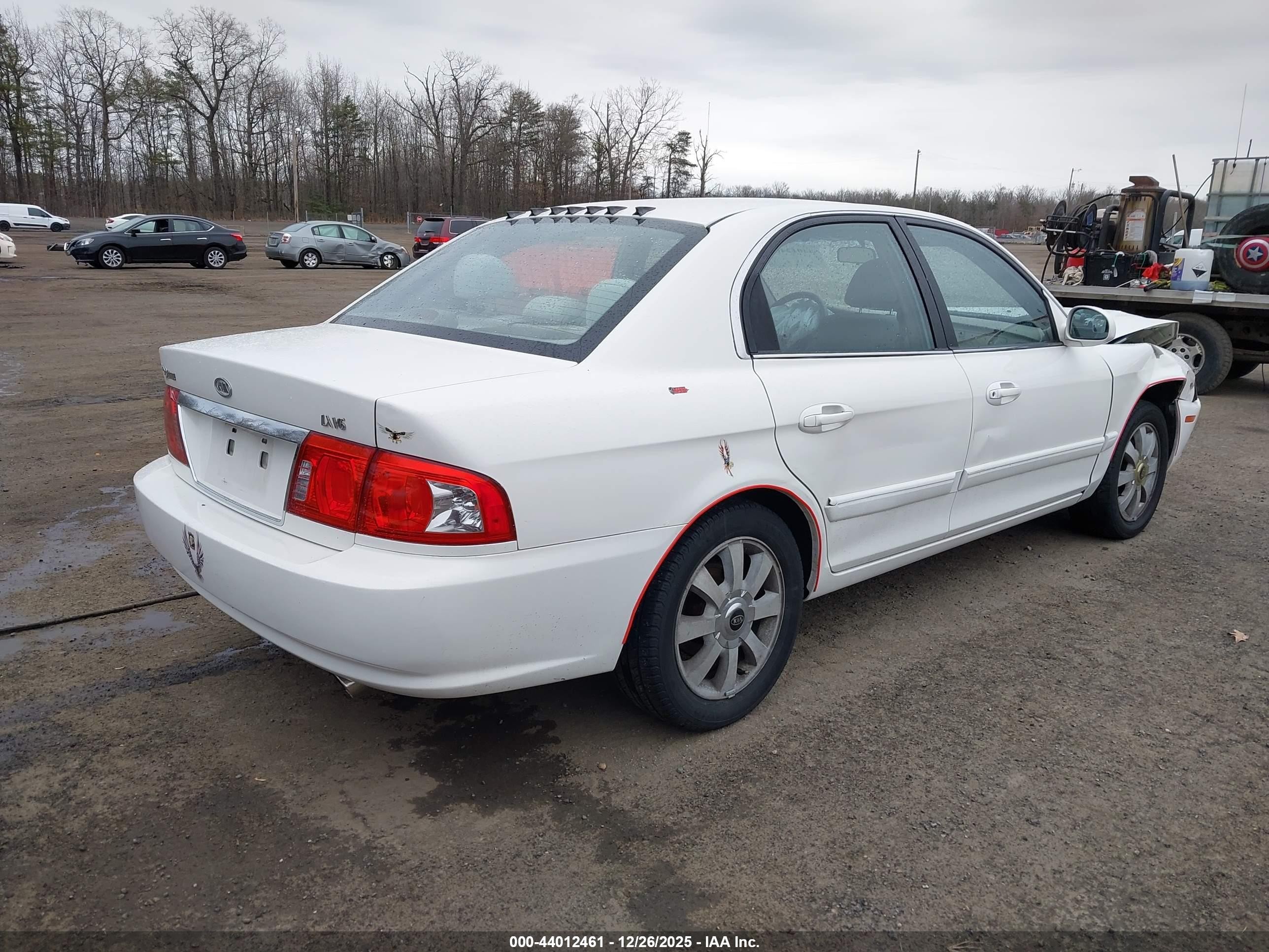 2004 Kia Optima Ex V6/lx V6 Белый vin: KNAGD128045301353