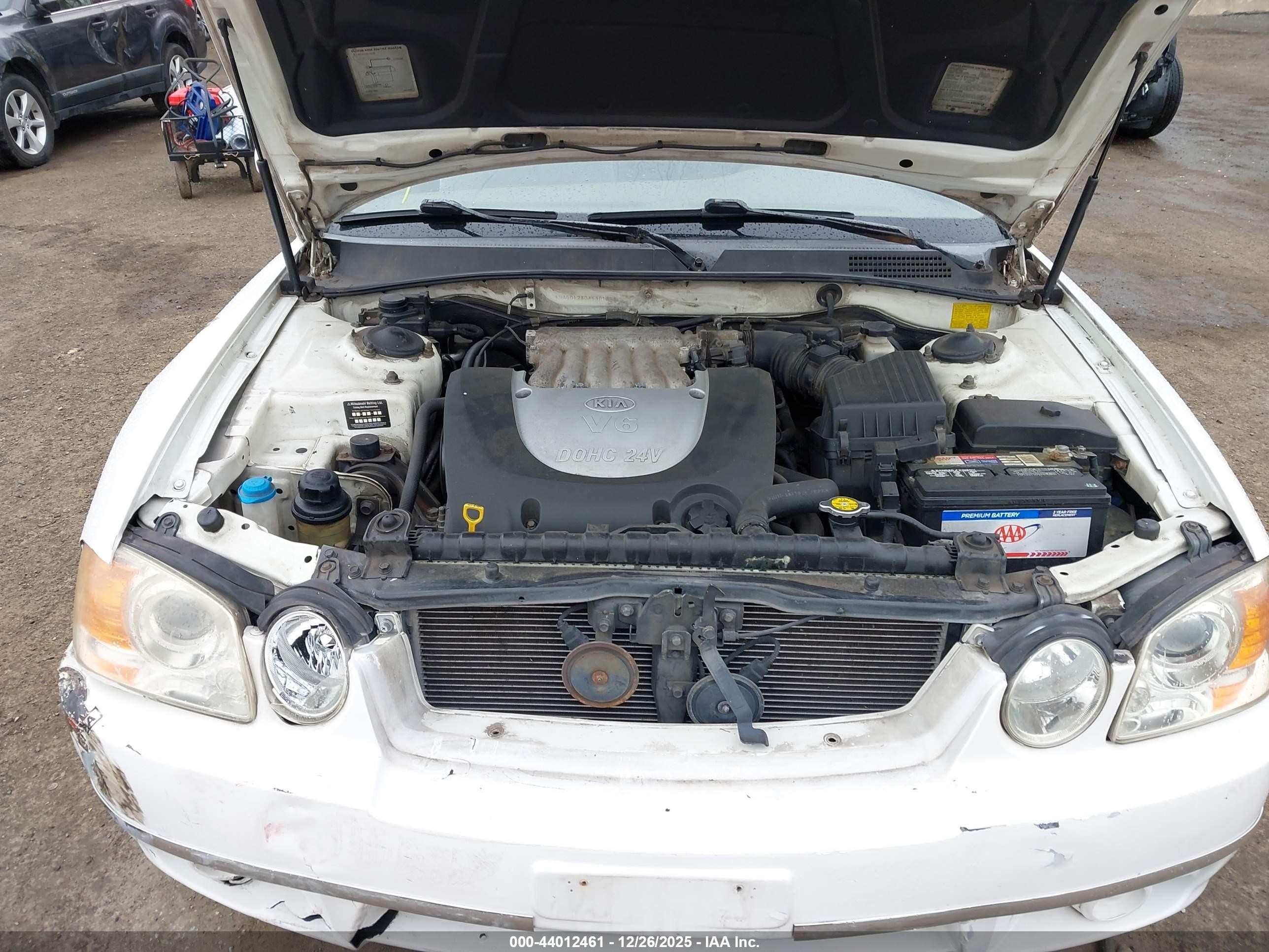 2004 Kia Optima Ex V6/lx V6 Белый vin: KNAGD128045301353