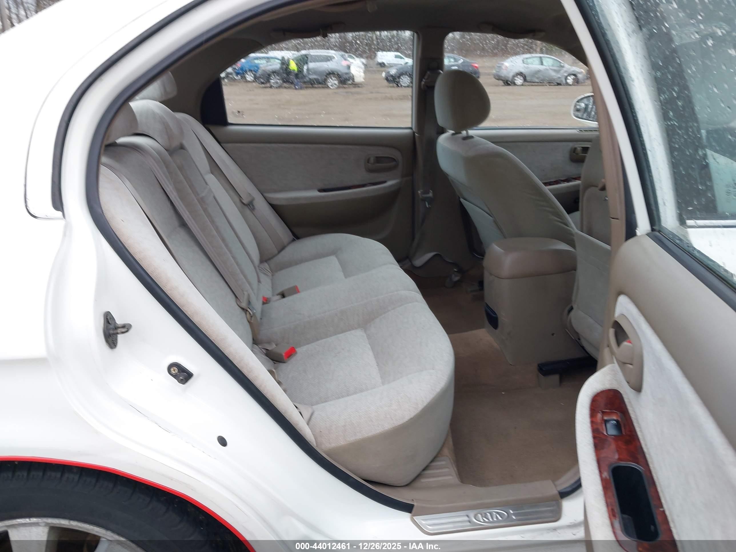 2004 Kia Optima Ex V6/lx V6 Белый vin: KNAGD128045301353