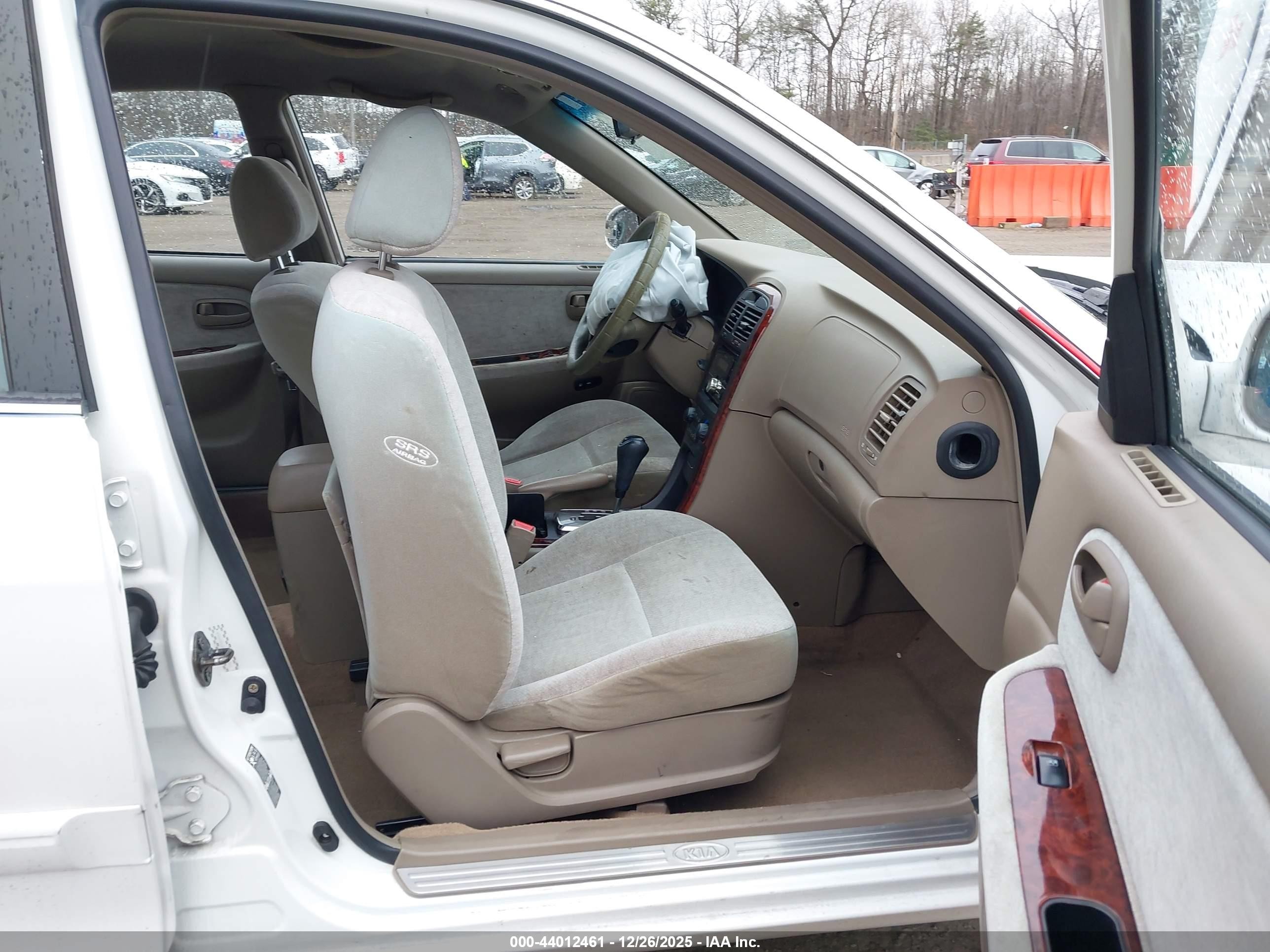 2004 Kia Optima Ex V6/lx V6 Белый vin: KNAGD128045301353