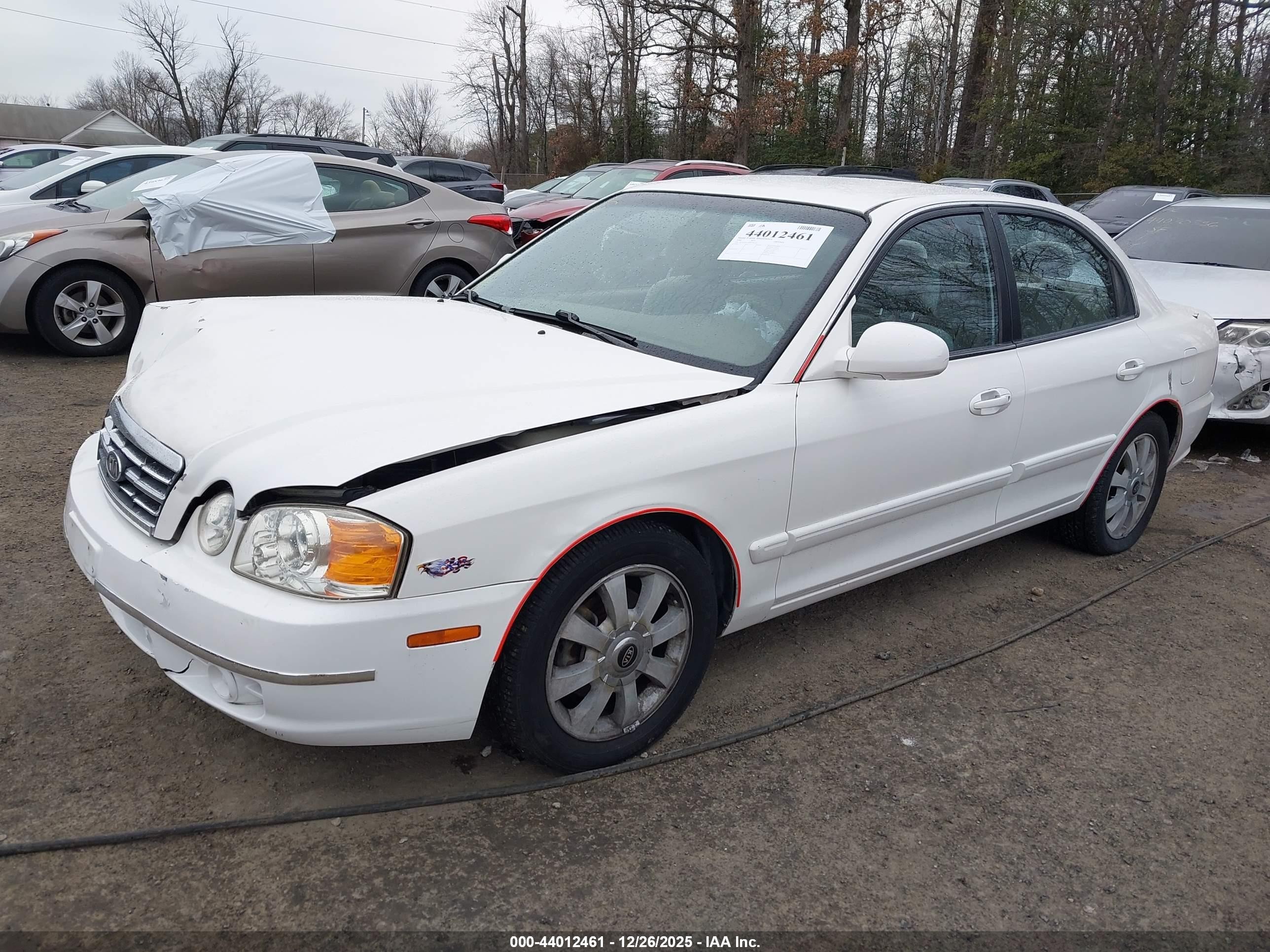 2004 Kia Optima Ex V6/lx V6 Белый vin: KNAGD128045301353