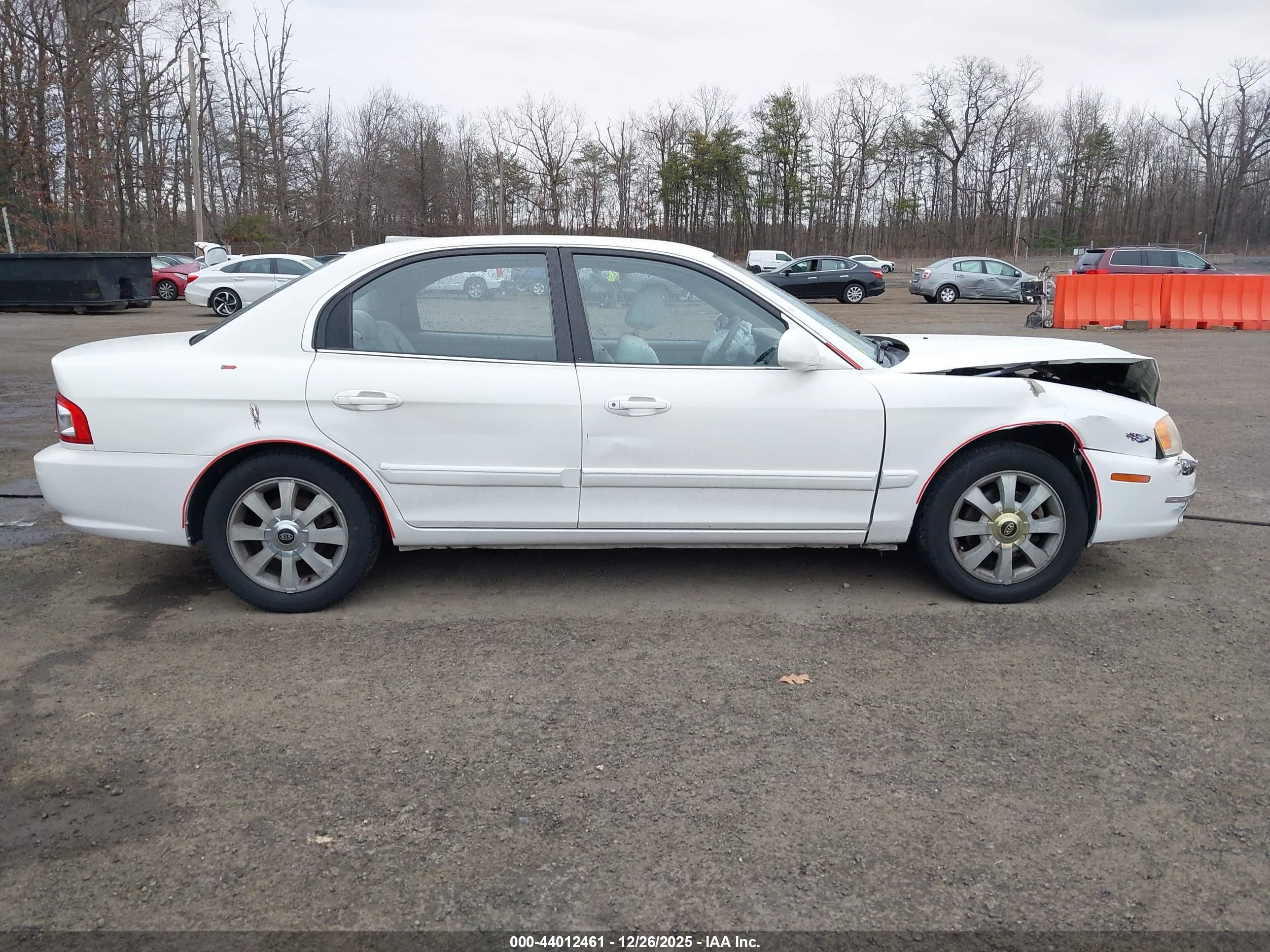 2004 Kia Optima Ex V6/lx V6 Белый vin: KNAGD128045301353