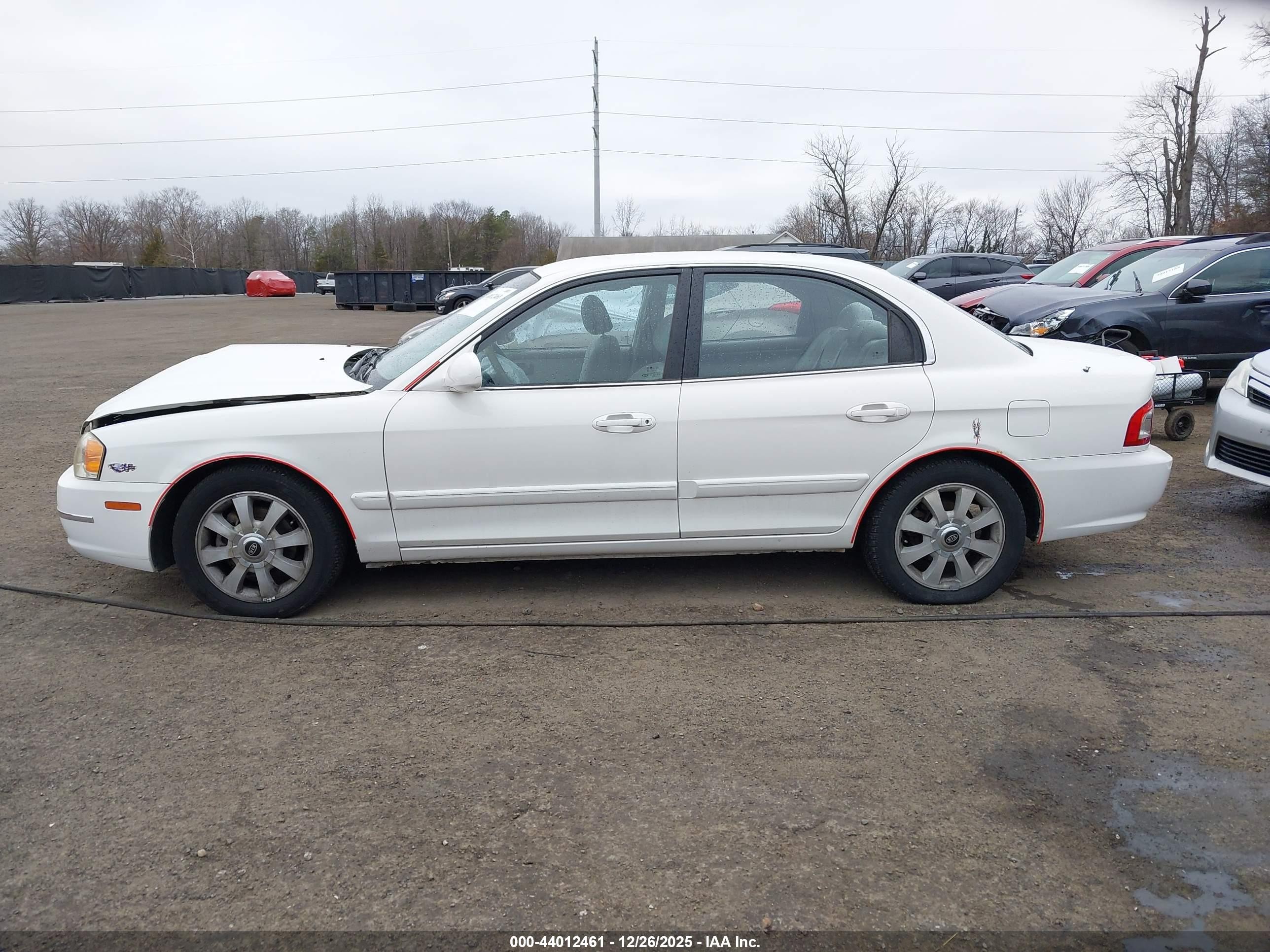 2004 Kia Optima Ex V6/lx V6 Белый vin: KNAGD128045301353