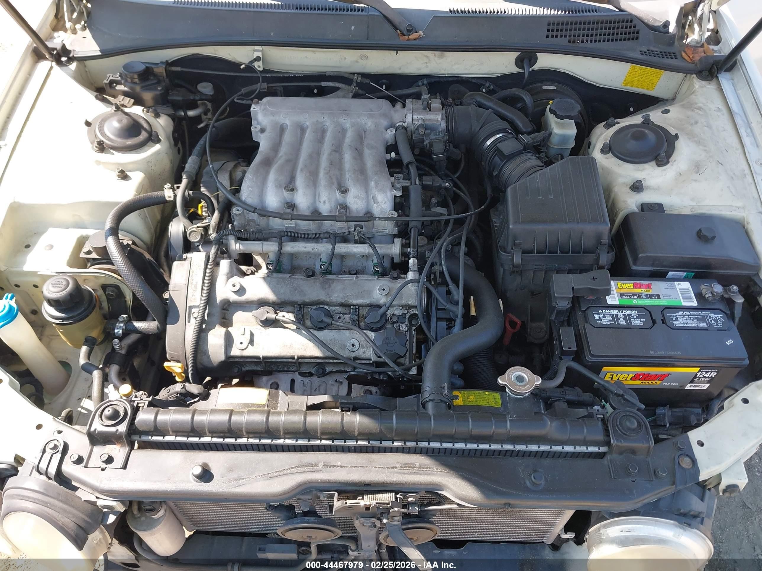 2004 Kia Optima Ex V6/lx V6 White vin: KNAGD128045353985