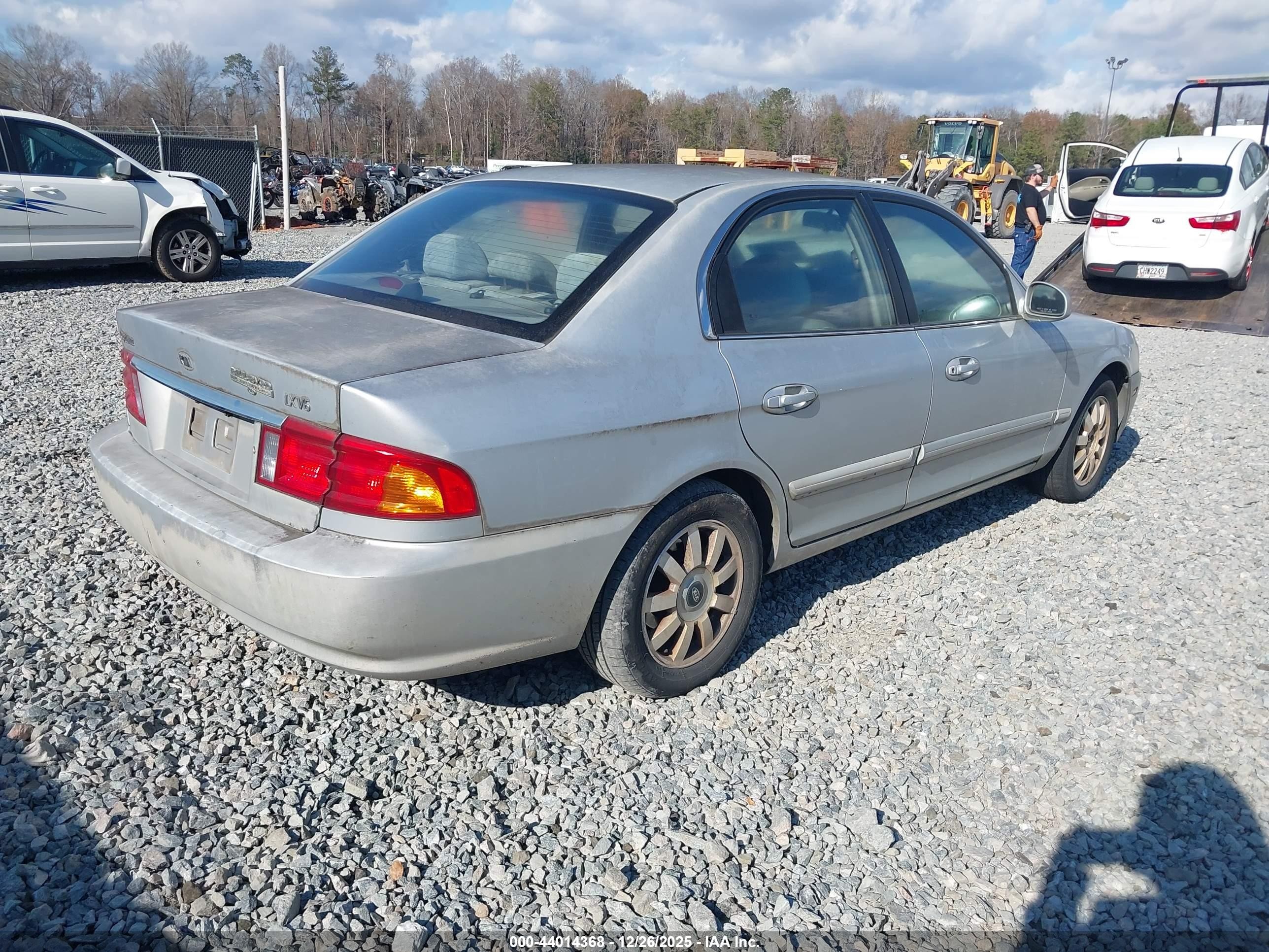 2002 Kia Optima Lx V6/se V6 Silver vin: KNAGD128125122770