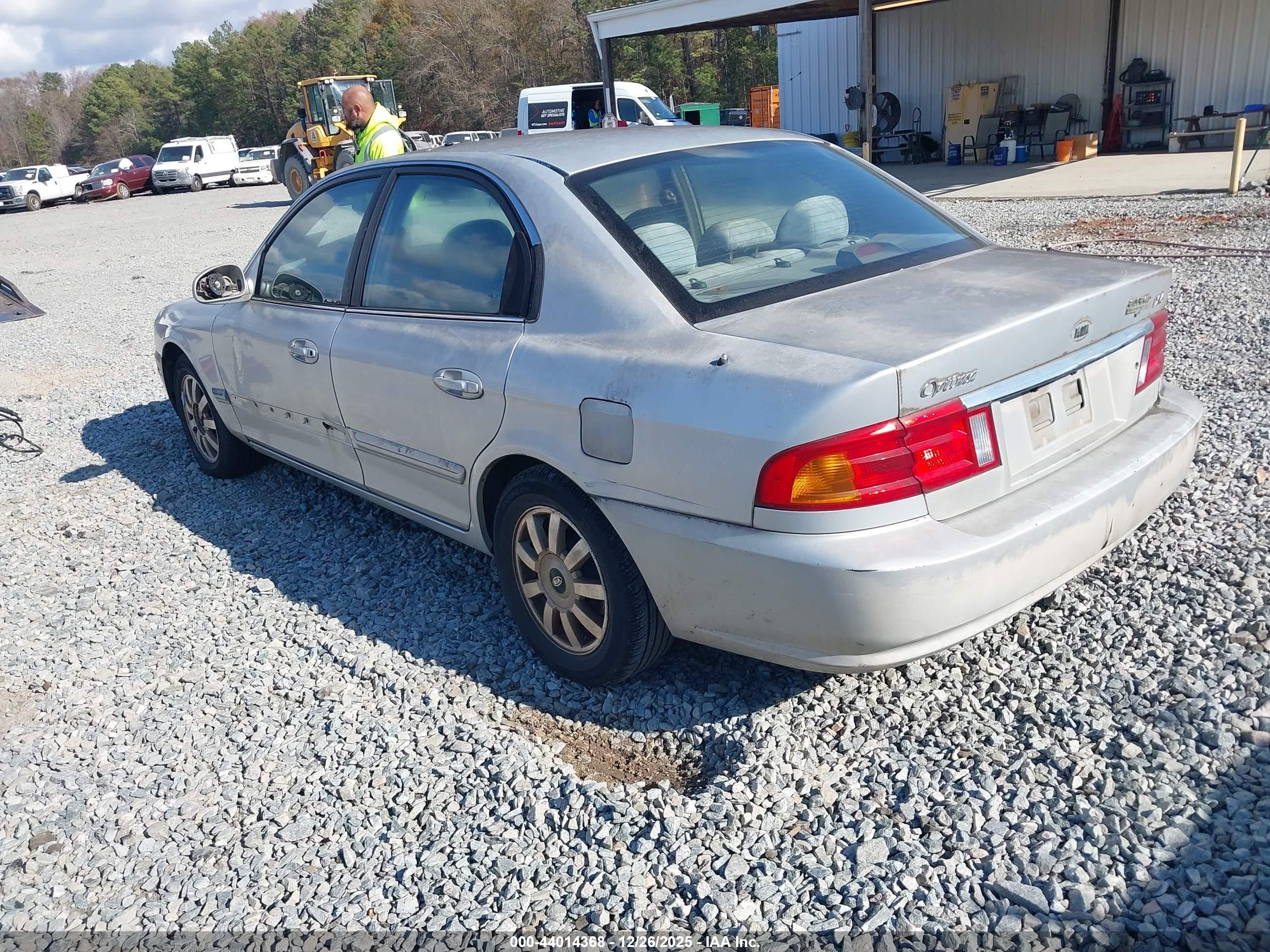2002 Kia Optima Lx V6/se V6 Silver vin: KNAGD128125122770