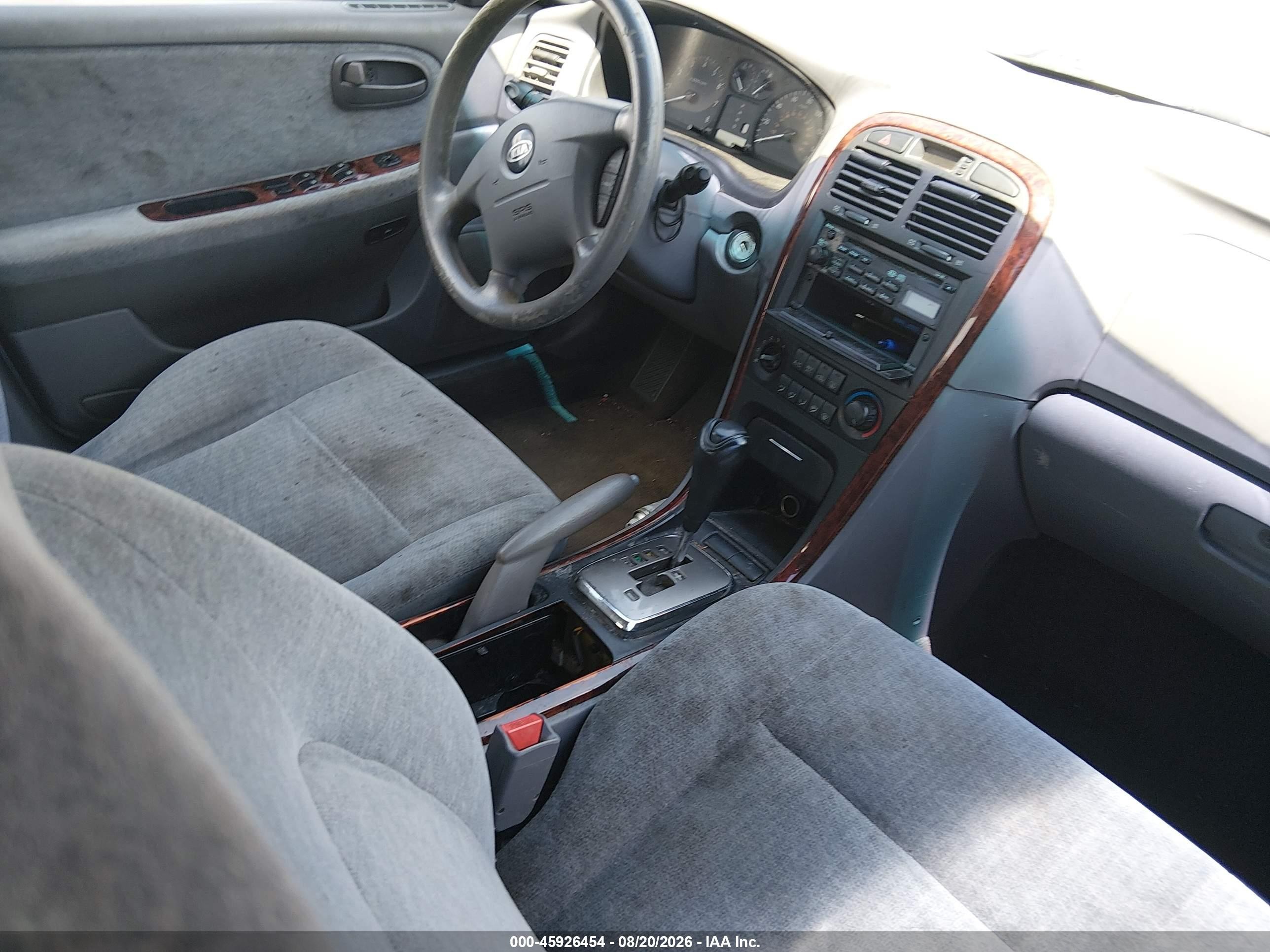 2003 Kia Optima Lx V6/se V6 White vin: KNAGD128135203611