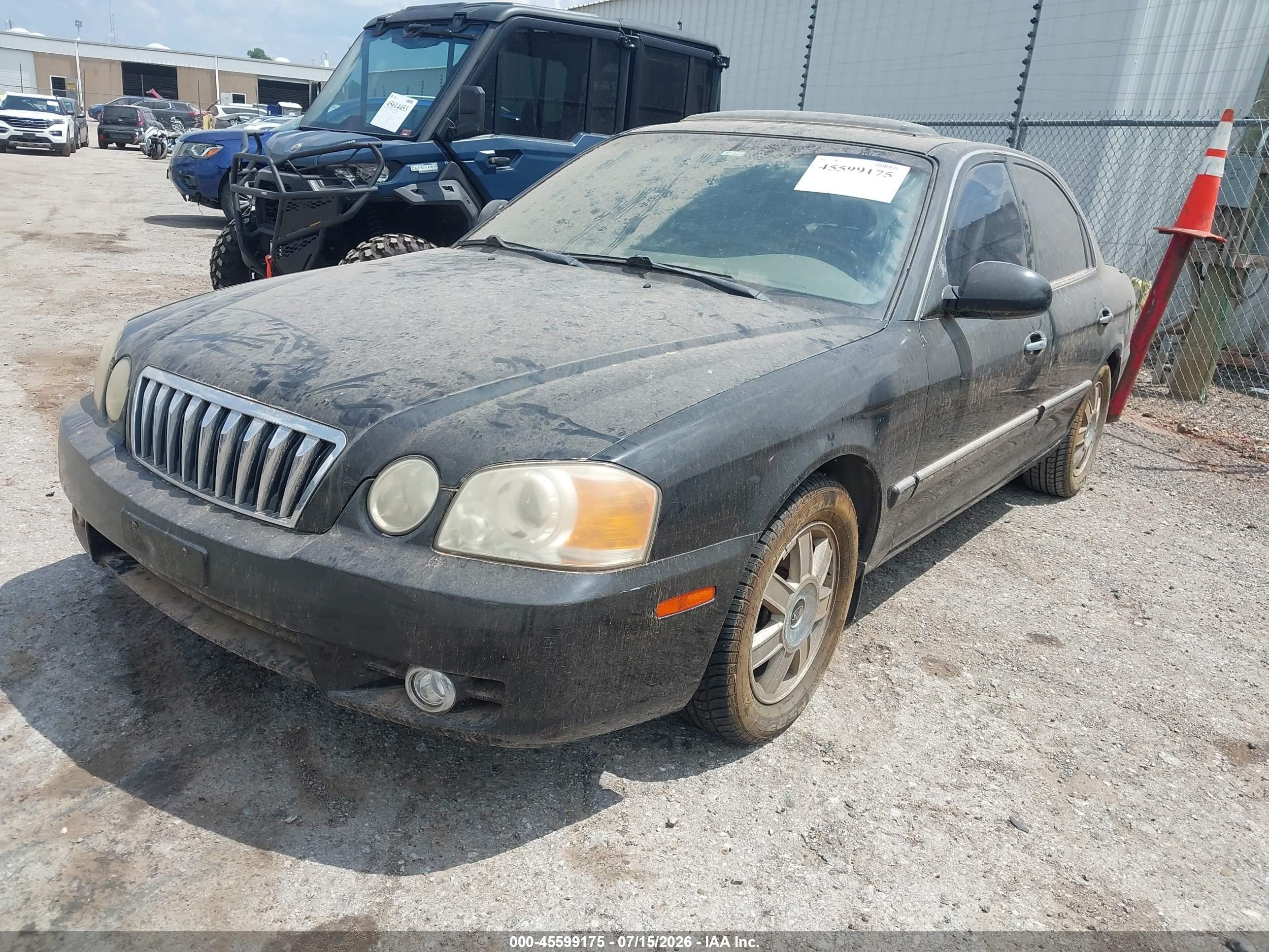 2003 Kia Optima Lx V6/se V6 Black vin: KNAGD128135248046