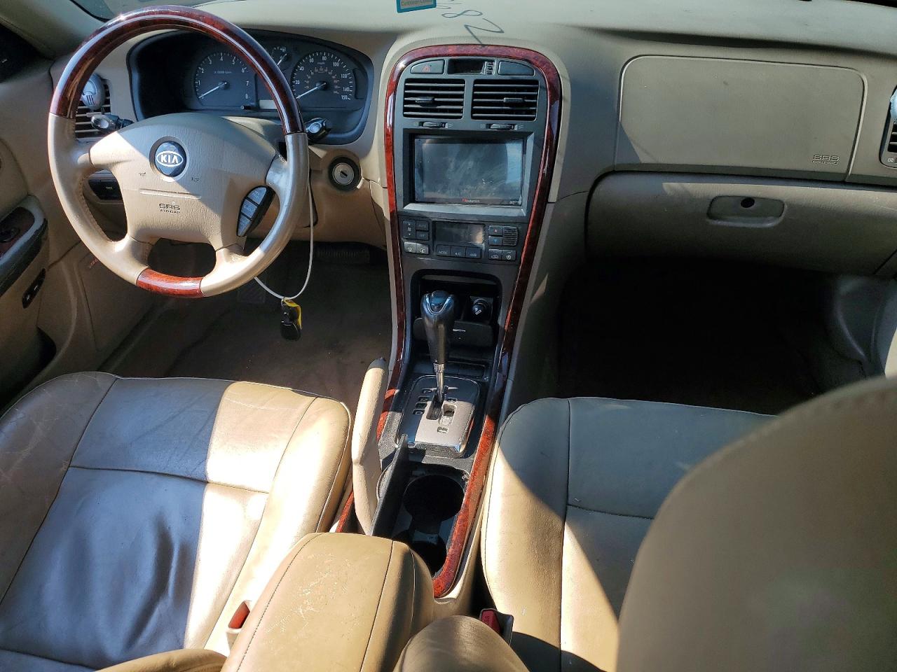 2004 Kia Optima Lx V6 Silver vin: KNAGD128145320414