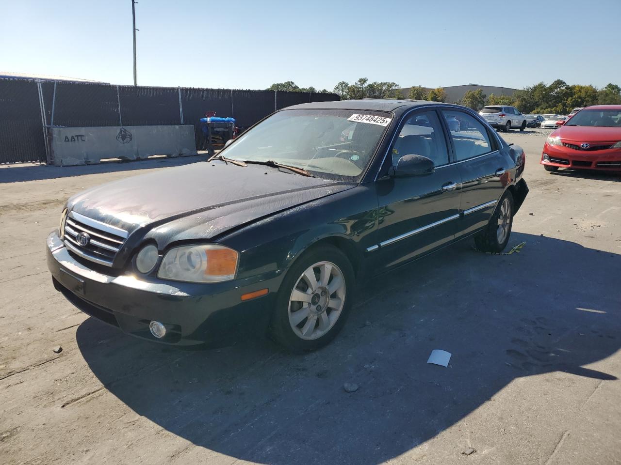 2004 Kia Optima Lx Green vin: KNAGD128145349007