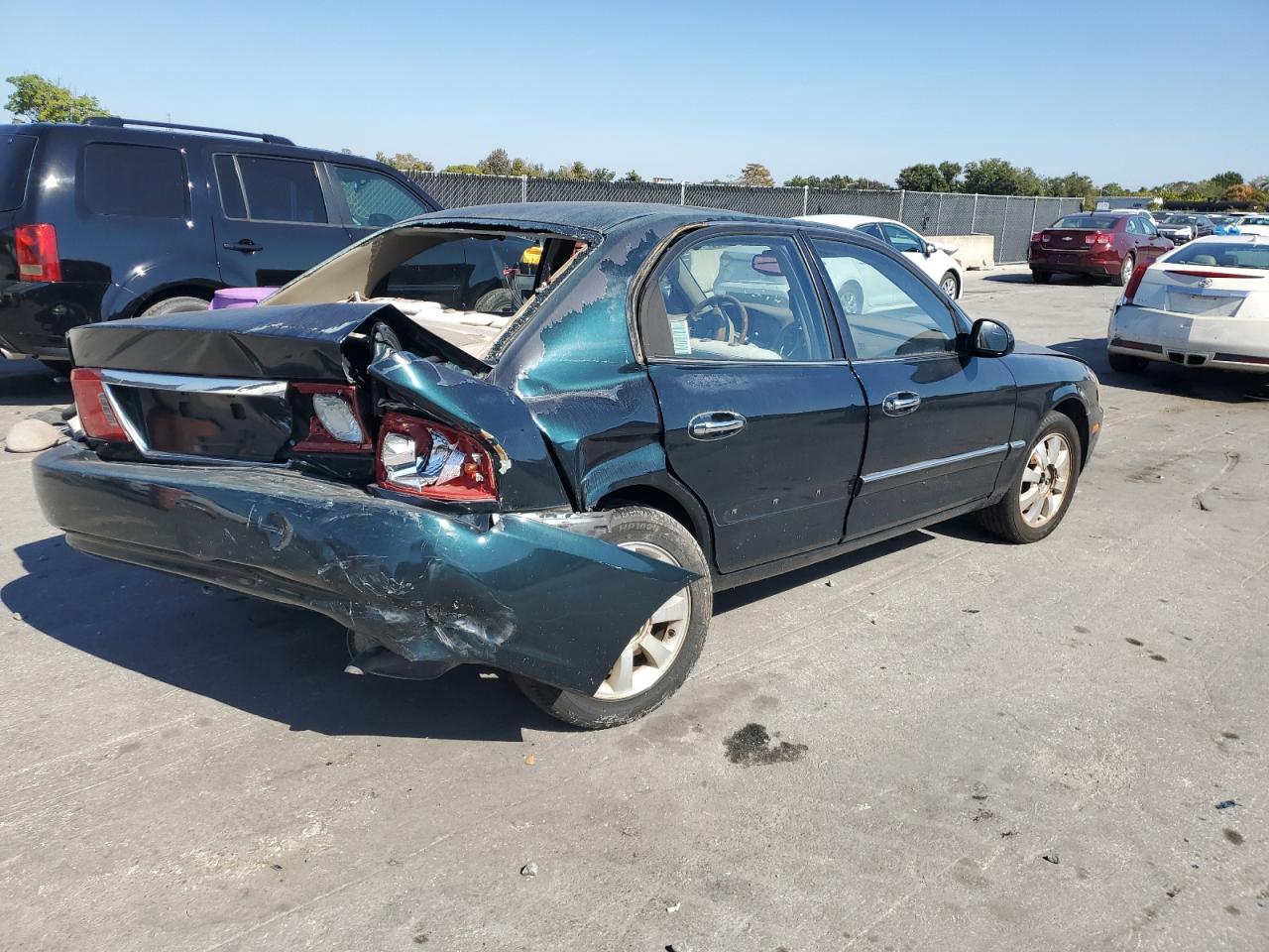 2004 Kia Optima Lx Green vin: KNAGD128145349007
