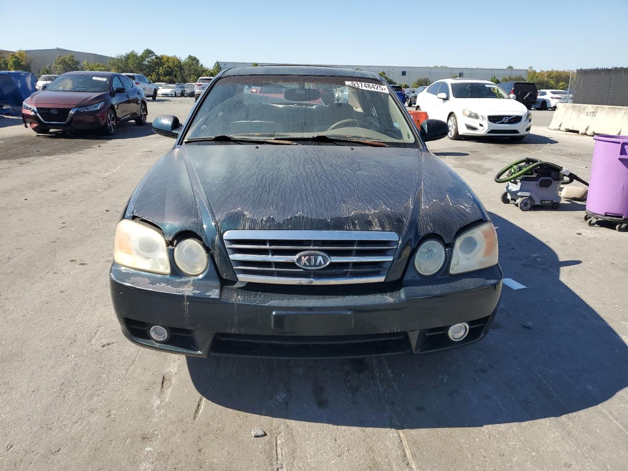 2004 Kia Optima Lx Green vin: KNAGD128145349007