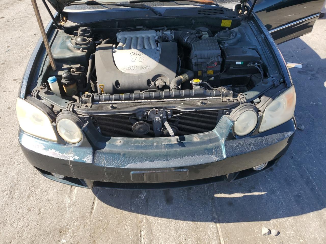 2004 Kia Optima Lx Green vin: KNAGD128145349007