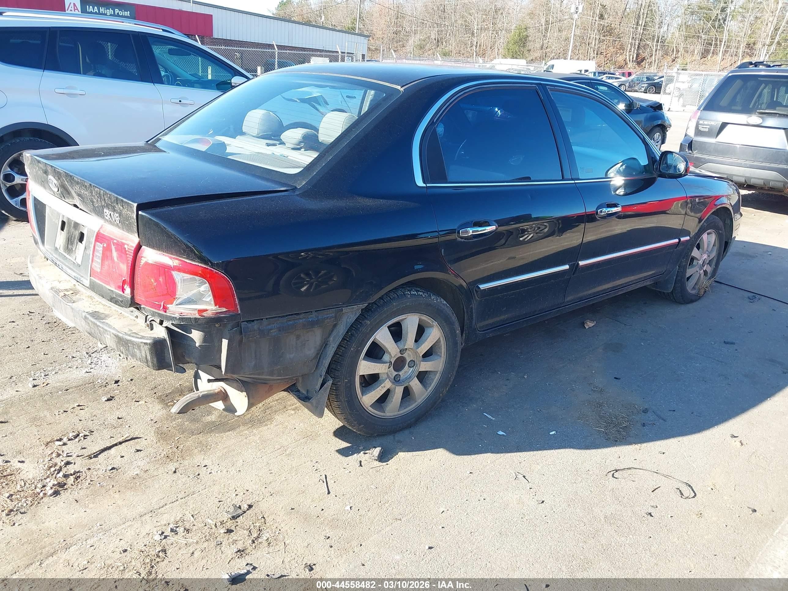 2004 Kia Optima Ex V6/lx V6 Черный vin: KNAGD128145357026