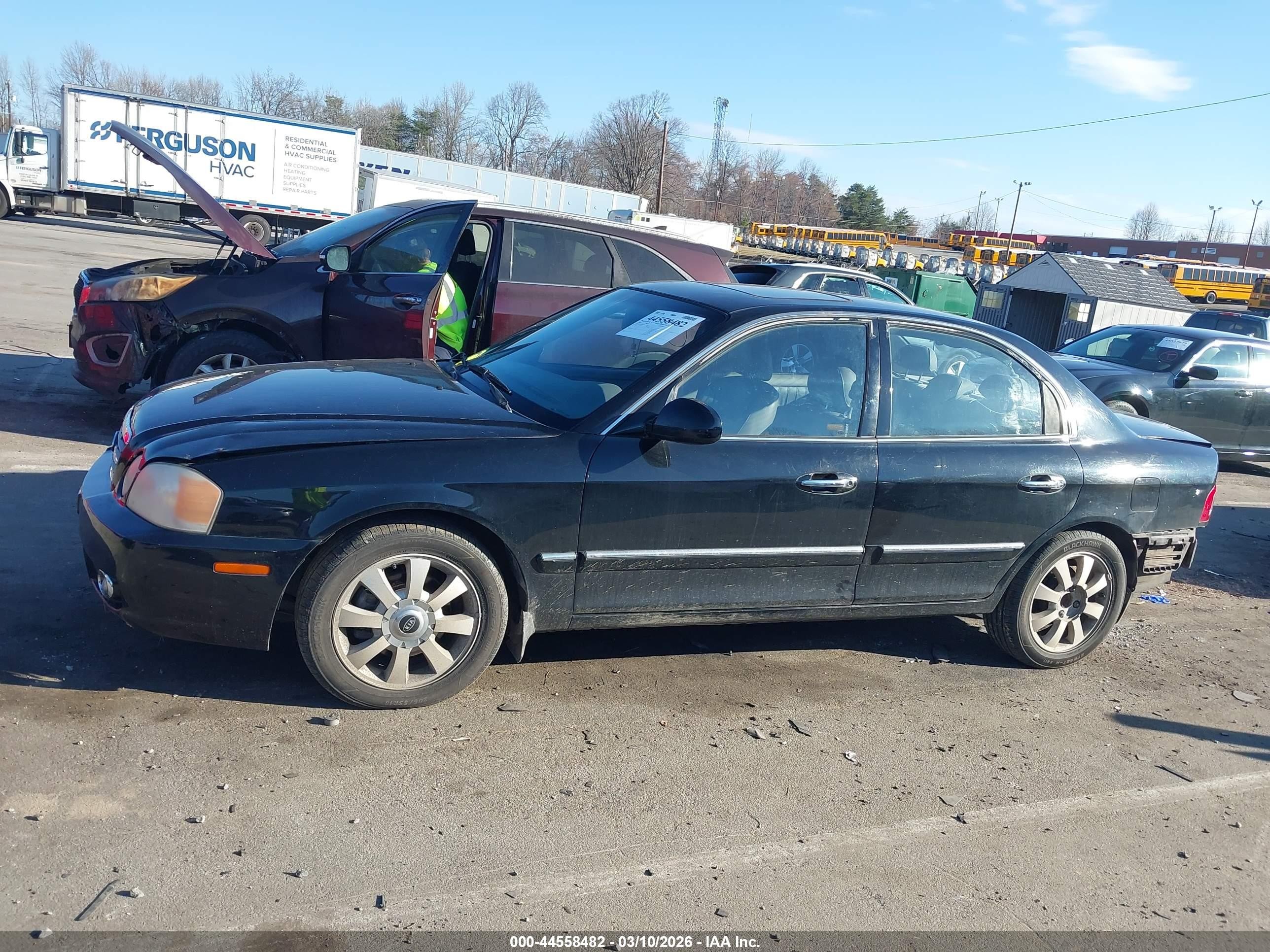 2004 Kia Optima Ex V6/lx V6 Черный vin: KNAGD128145357026