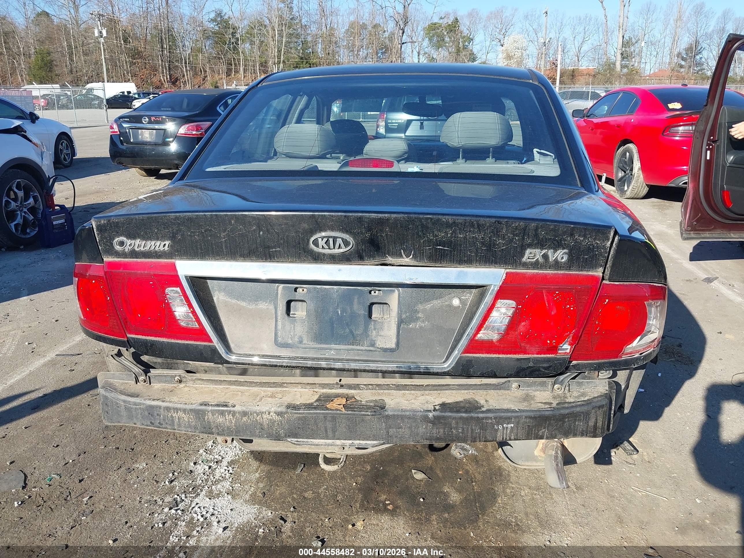 2004 Kia Optima Ex V6/lx V6 Черный vin: KNAGD128145357026