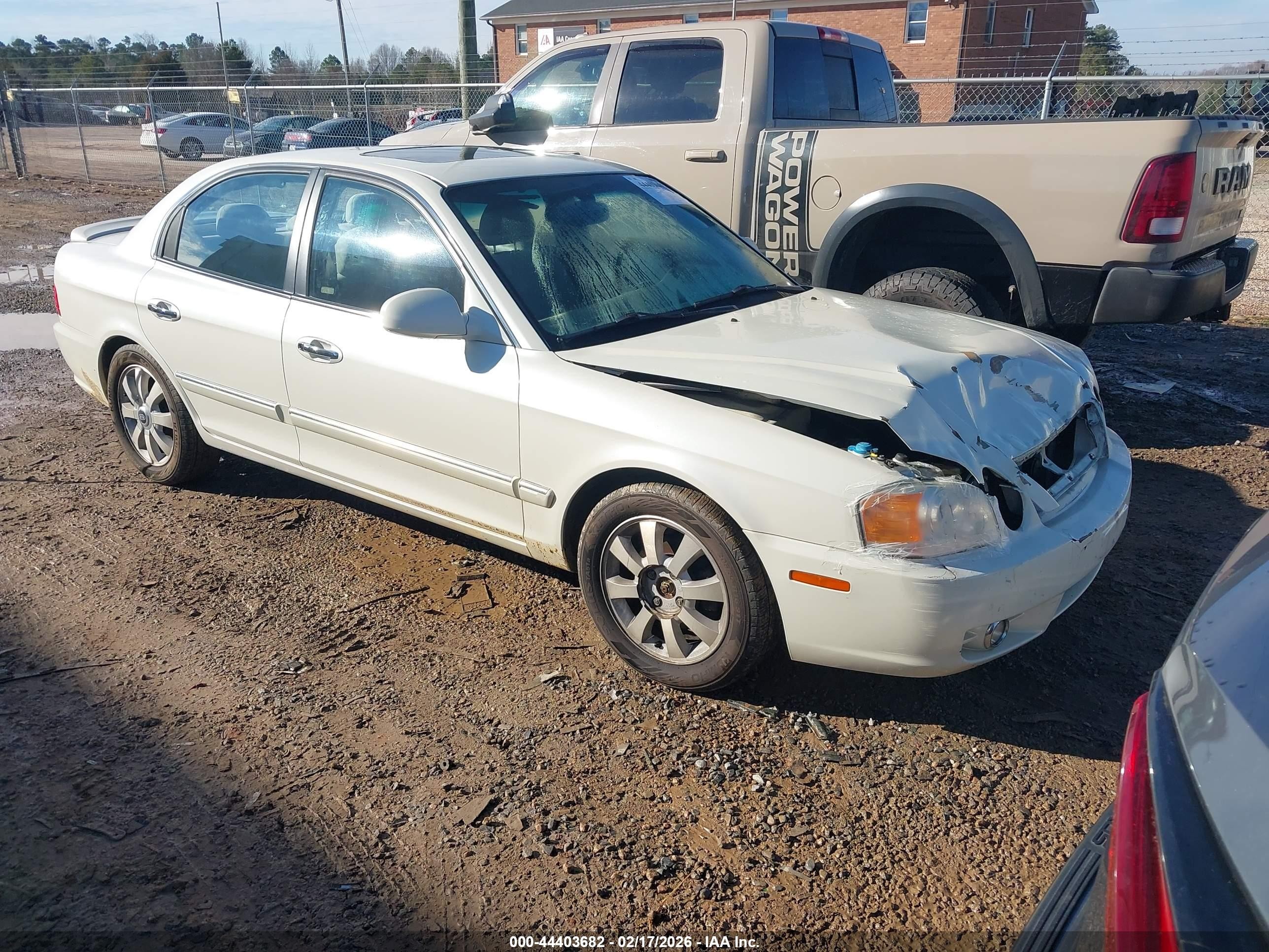 2004 Kia Optima Ex V6/lx V6 Белый vin: KNAGD128145367345