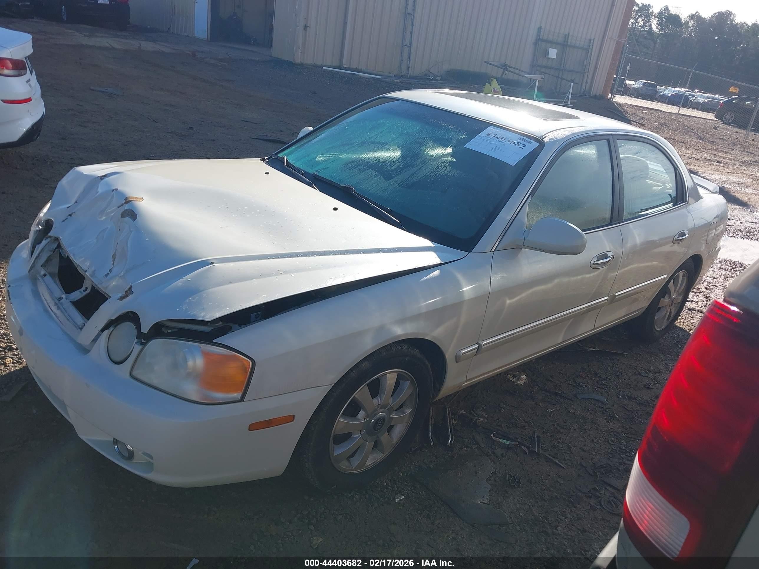 2004 Kia Optima Ex V6/lx V6 Белый vin: KNAGD128145367345