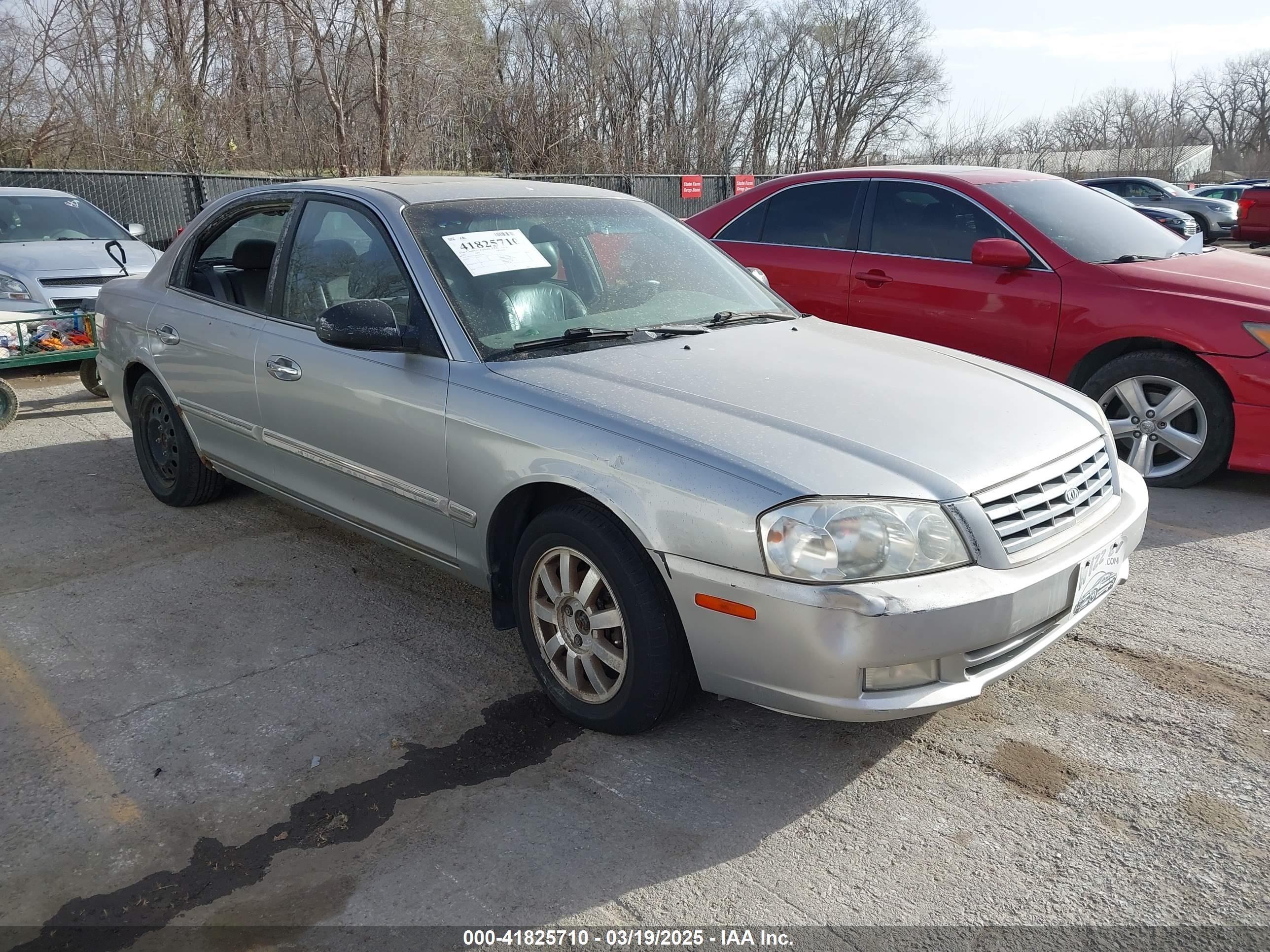 2002 Kia Optima Lx V6/se V6 Silver vin: KNAGD128225182377