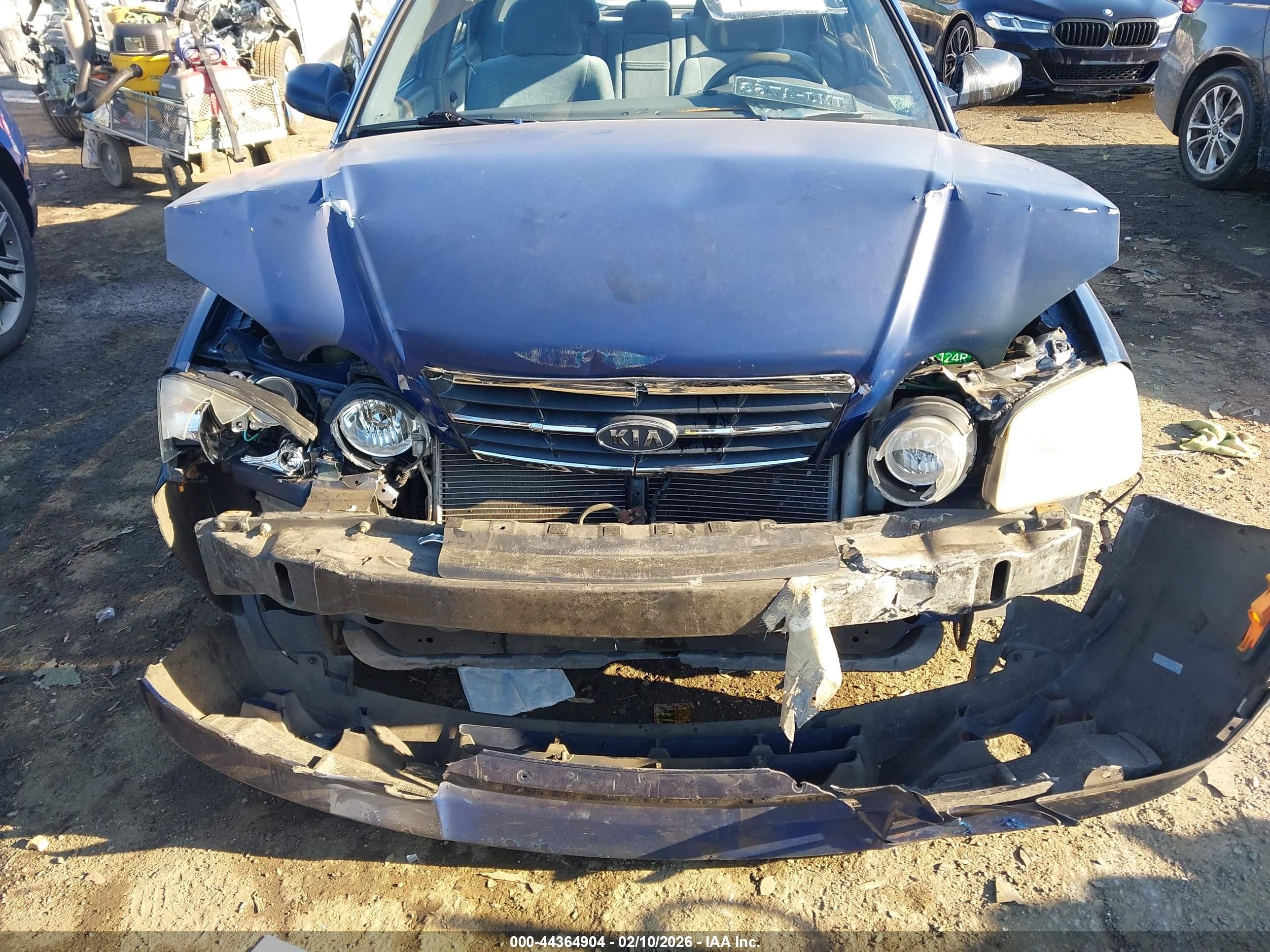 2005 Kia Optima Ex V6/lx V6 Синий vin: KNAGD128255390876