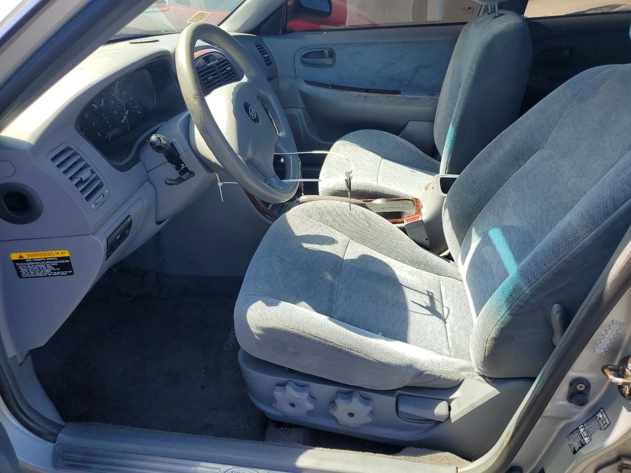 2006 Kia Optima Lx V6 Silver vin: KNAGD128265442248
