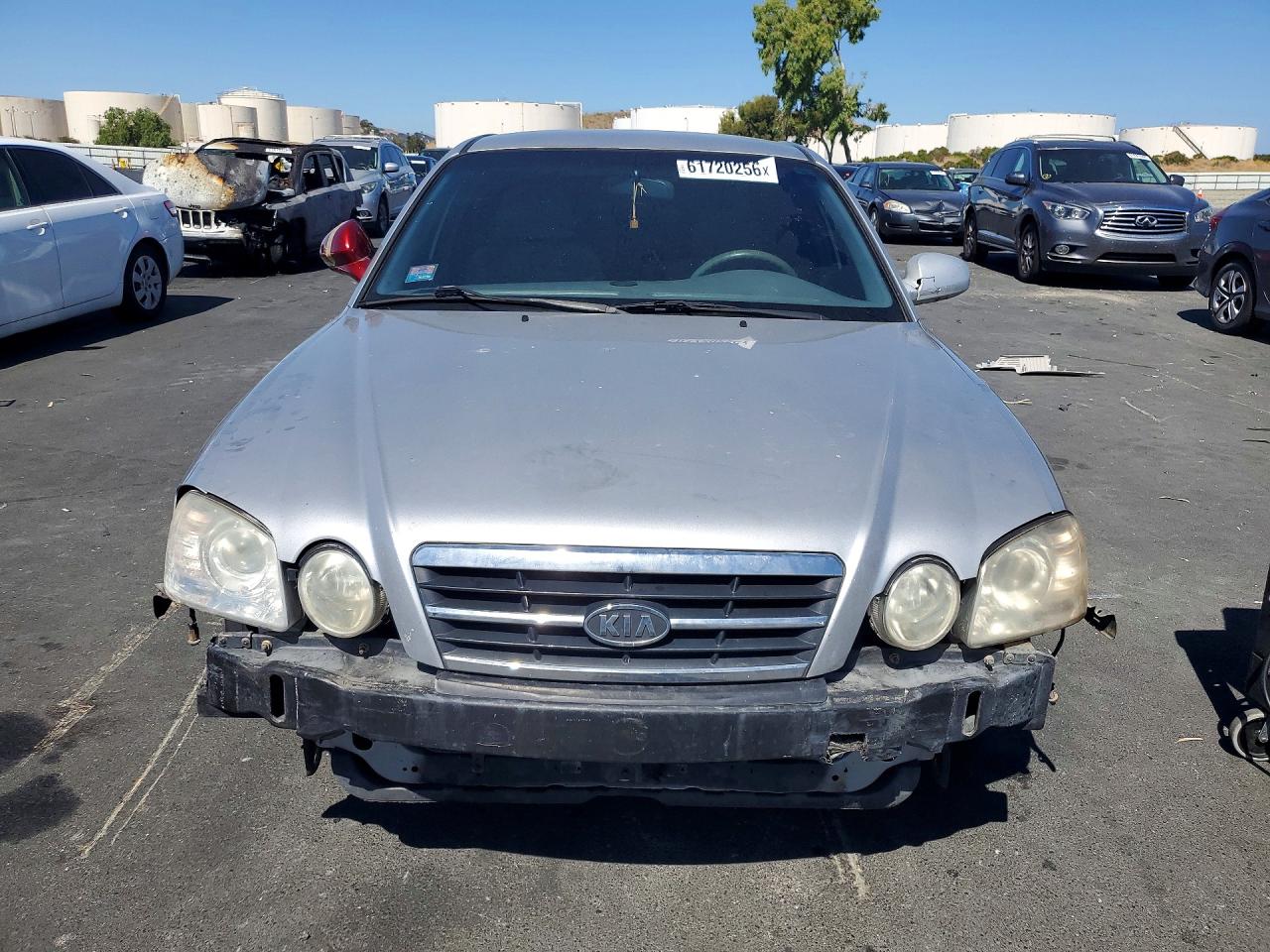 2006 Kia Optima Lx V6 Silver vin: KNAGD128265442248