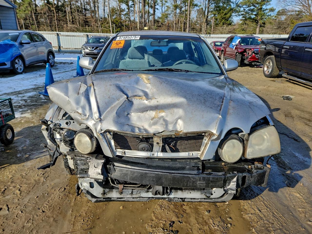 2005 Kia Optima Lx V6 Silver vin: KNAGD128355414537