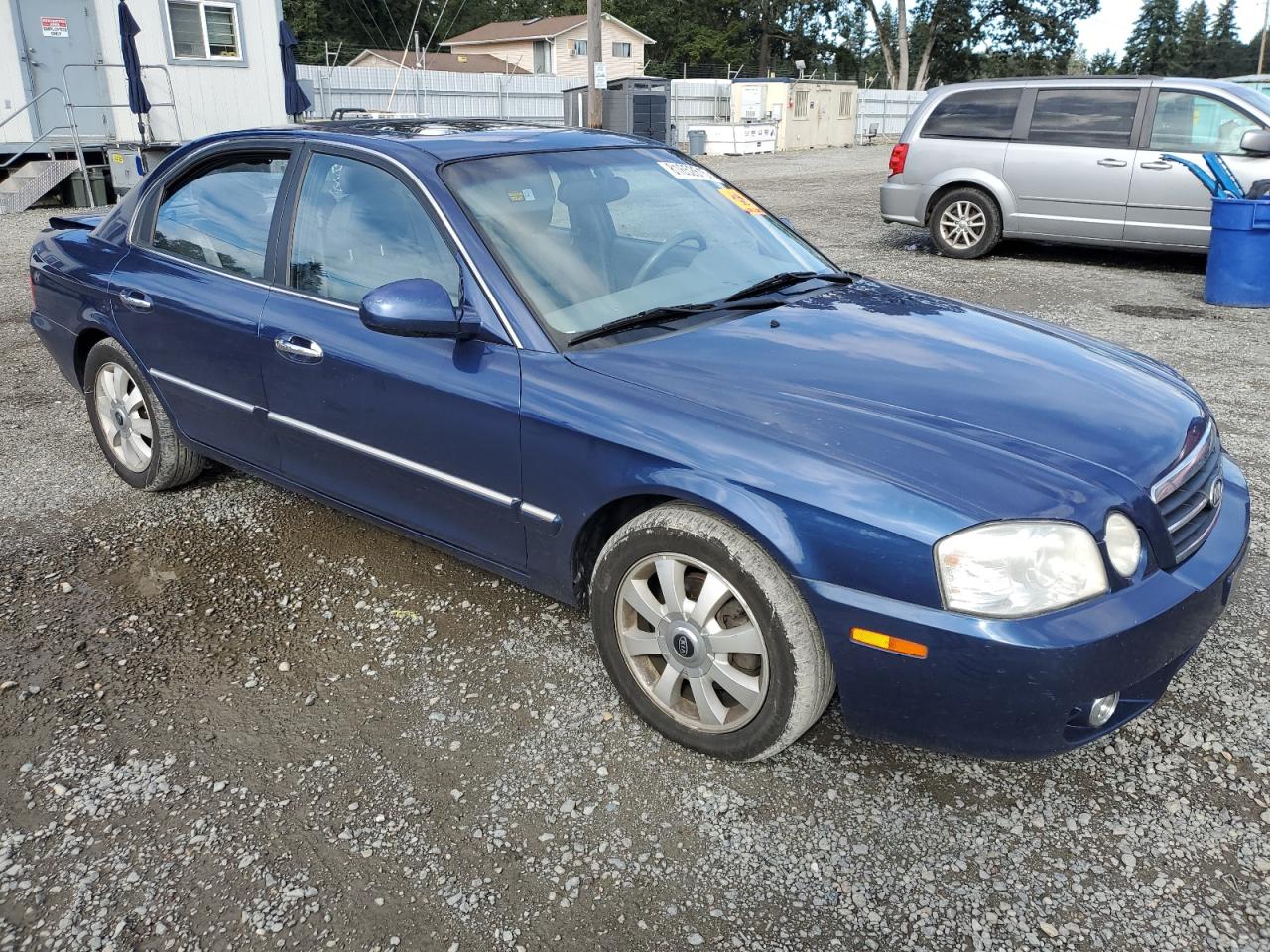 2005 Kia Optima Lx Blue vin: KNAGD128355432973