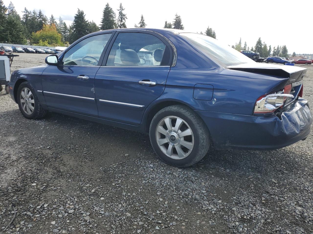 2005 Kia Optima Lx Blue vin: KNAGD128355432973